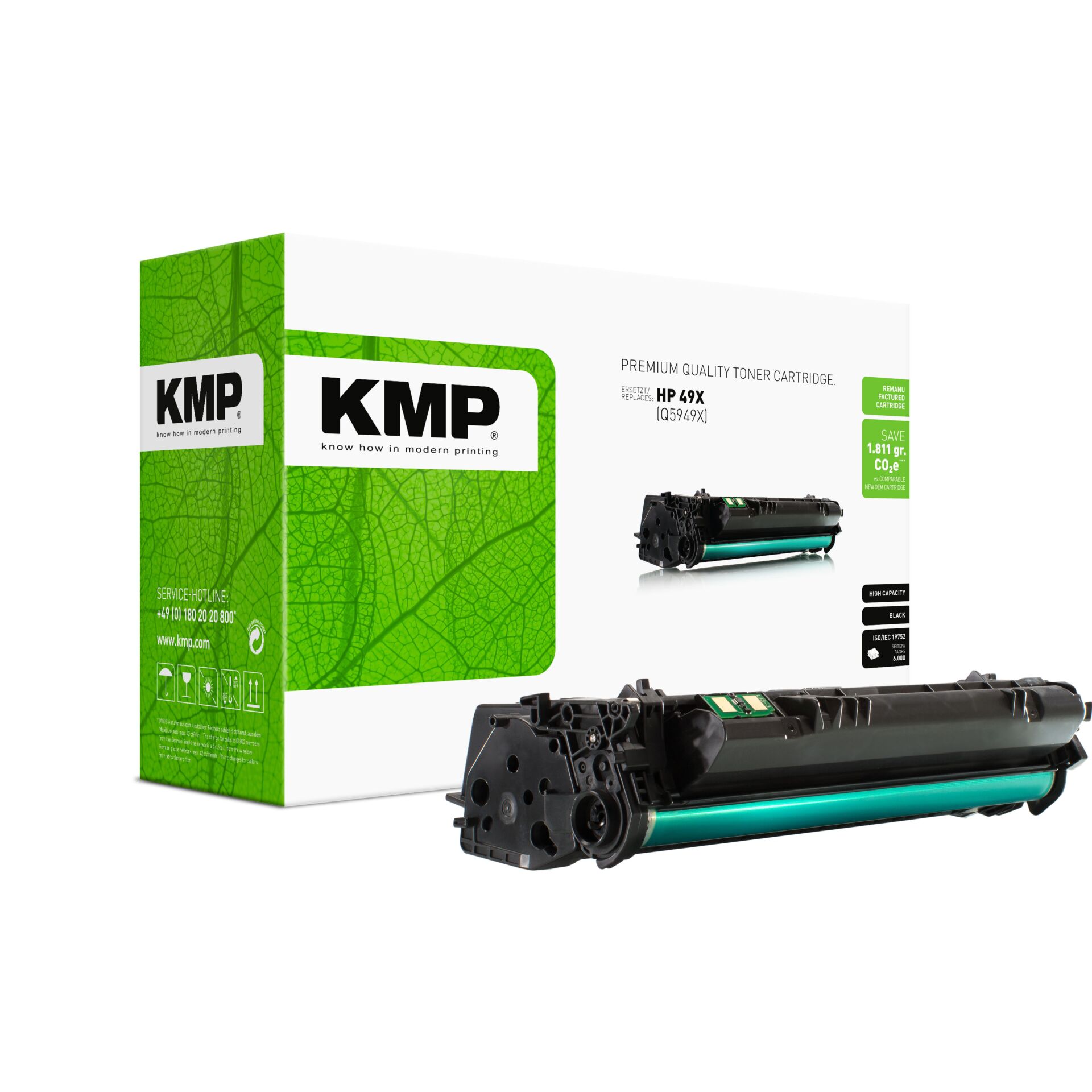 Werbung, Maschine, Tonerpatrone, HP 49X, Schwarztoner, Laserdrucker-Zubehör, KMP Patrone