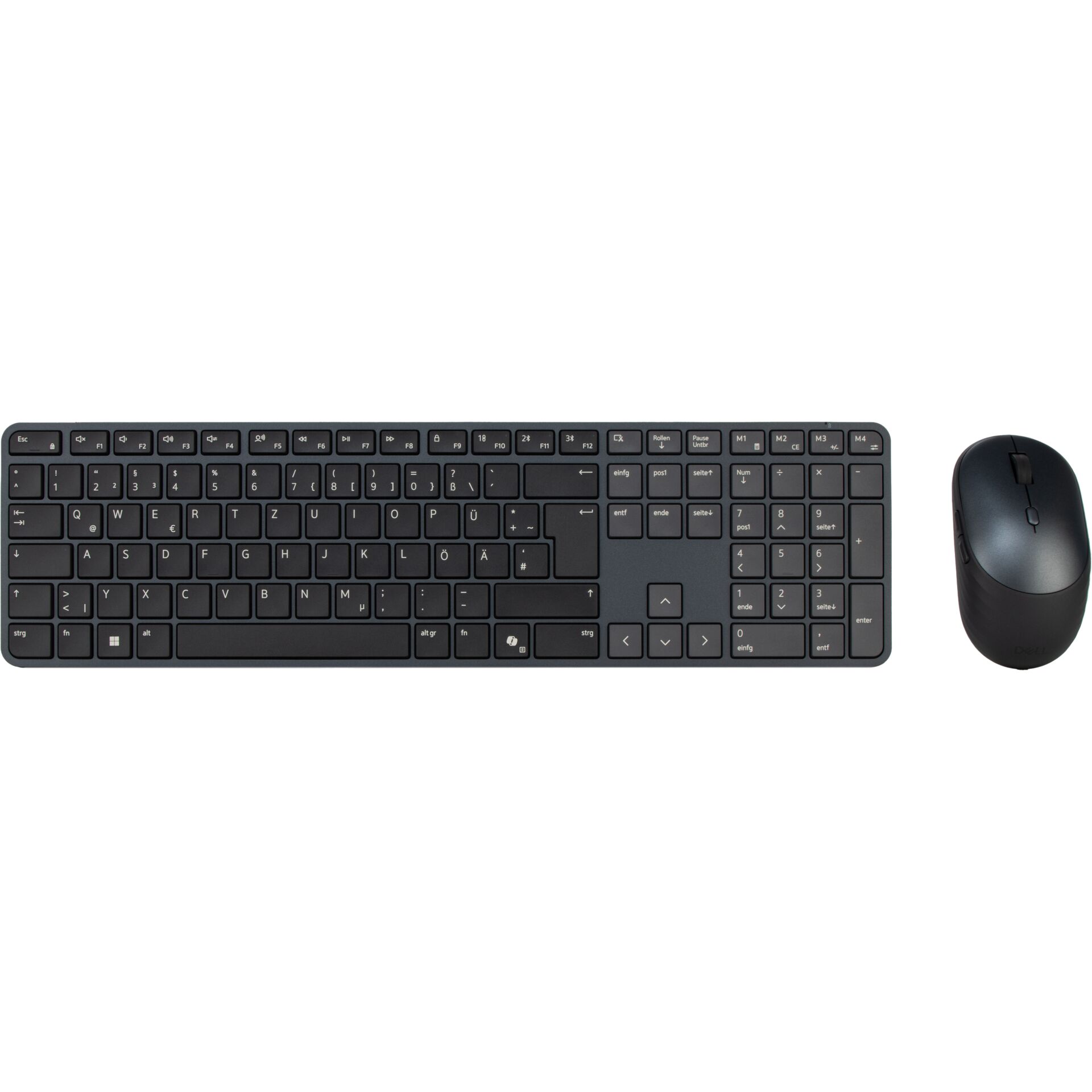 Tastatur, Kabelloses Keyboard, Schwarz, QWERTZ, Maus, Tastatur, Bluetooth, Schwarz, QWERTZ, Kabellos