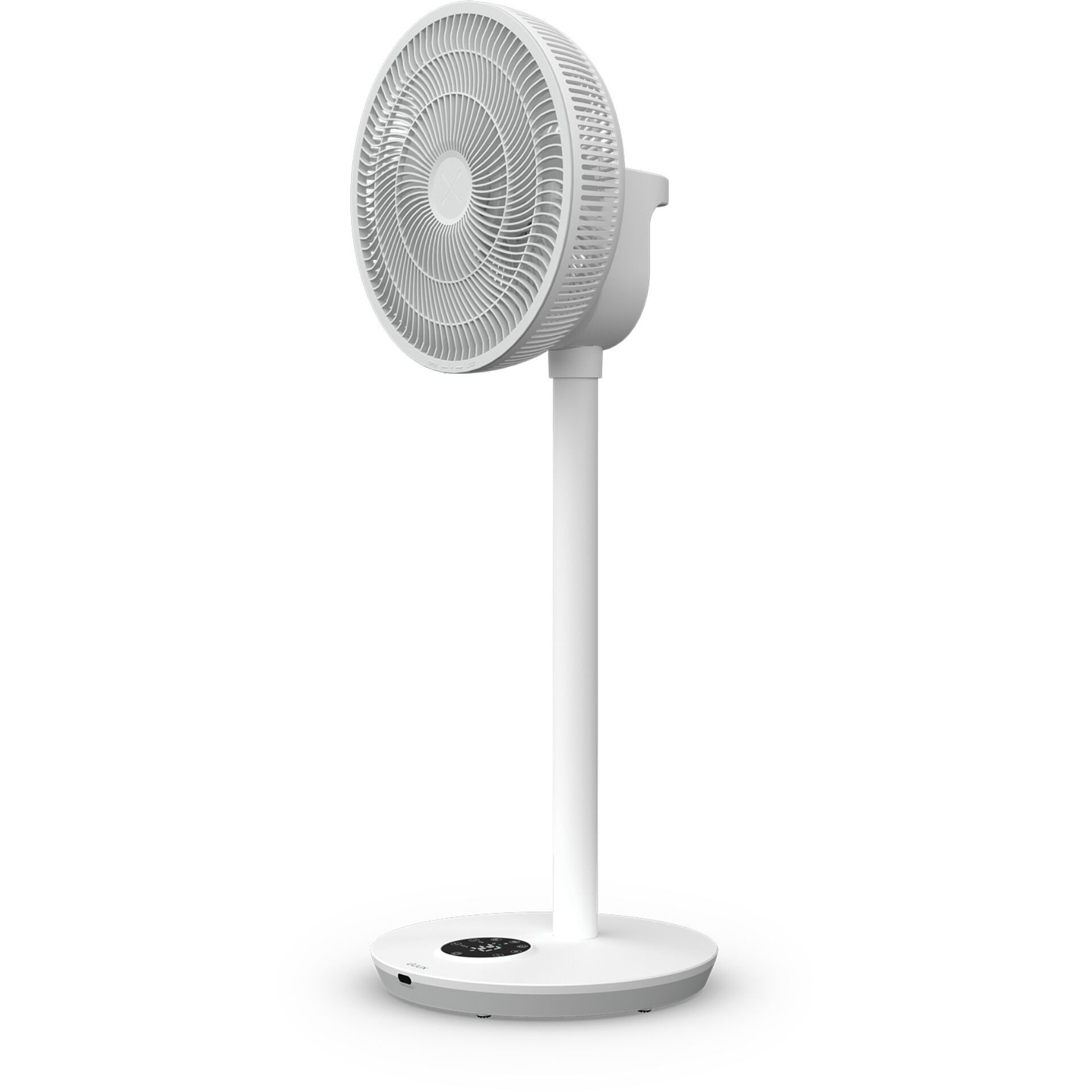 Ventilator, Standventilator, Umluft, Fernbedienung, Smartphone-Steuerung, Ventilator, Standfußventilator, Ventilator, Gebläse, Weiß