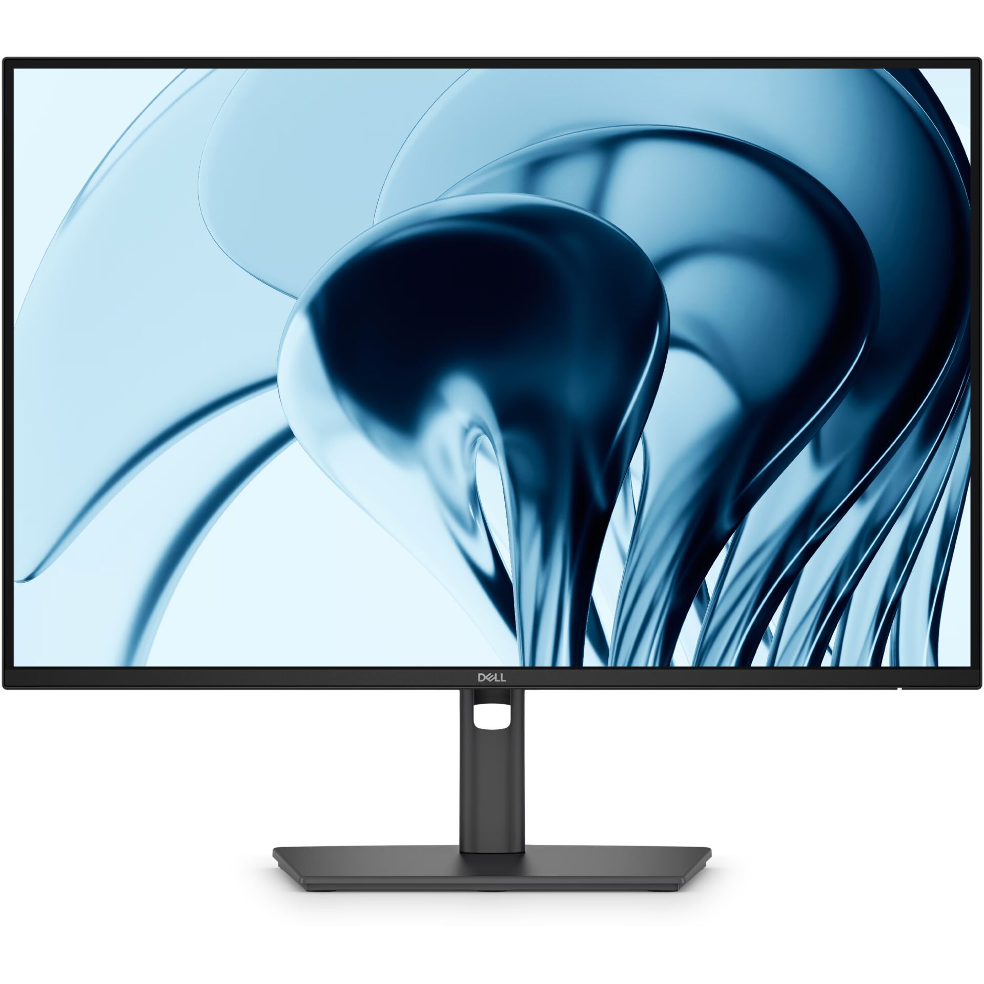 Monitor, LED, Flaches Panel, Dell-Ständer, Blaues Abstract