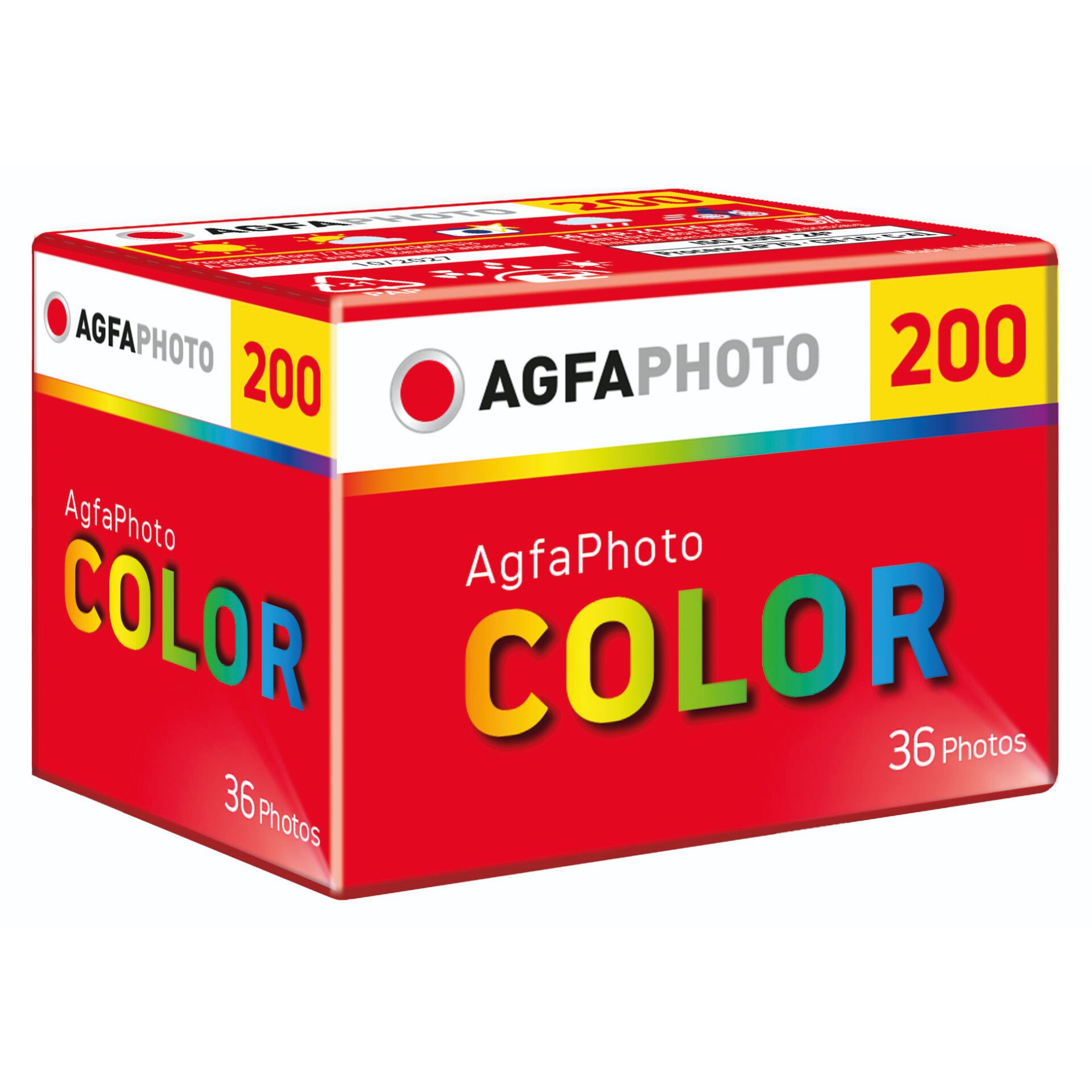 Farbfilm, Kleinbildfilm, ISO 200, 36 Aufnahmen, Farbnegativfilm