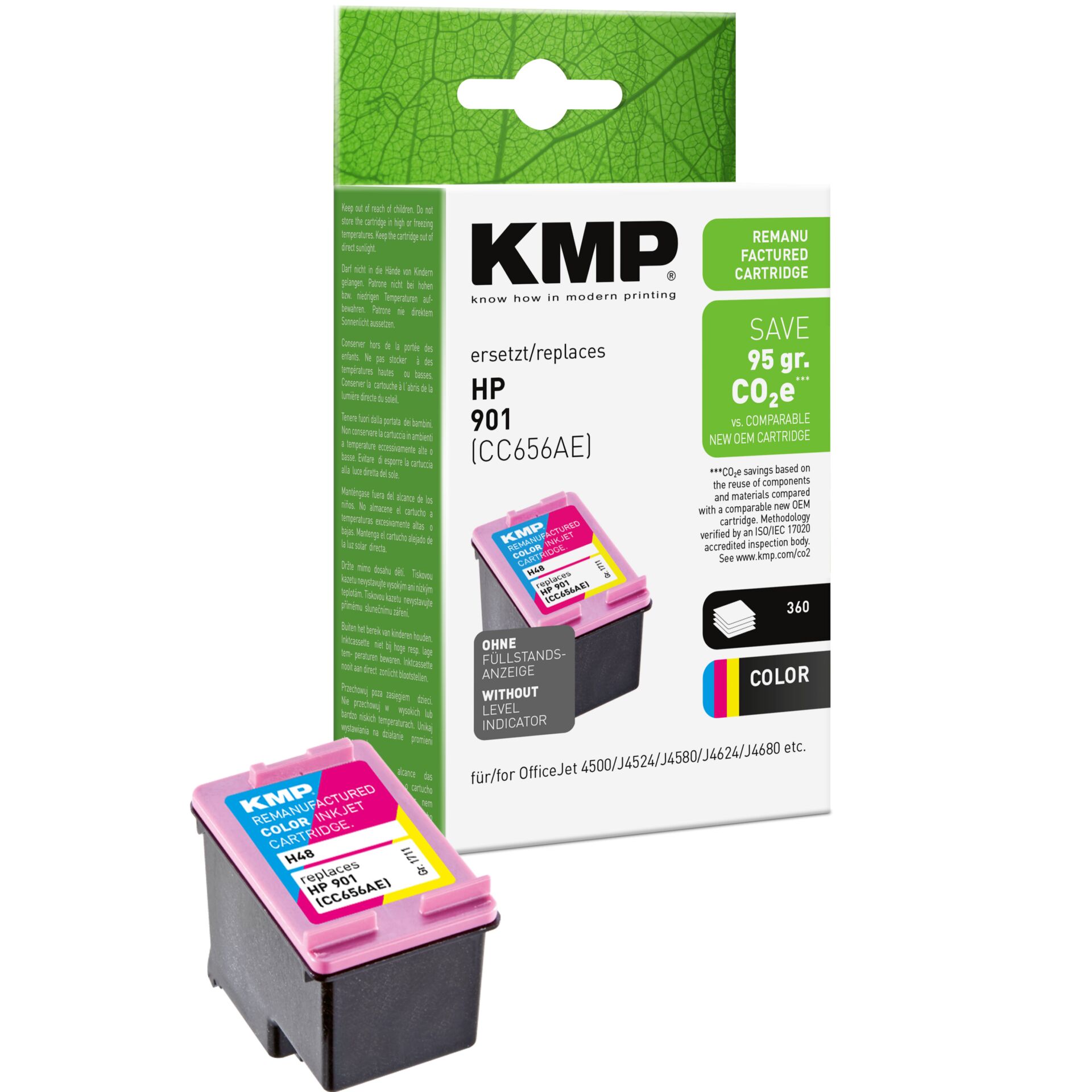 Computerausrüstung, Werbung, Plakat, Adapter, Tintenpatrone, HP Ersatzpatrone, KMP Tintenpatrone, Farbdruck-Tintenpatrone, Color Tintenpatrone