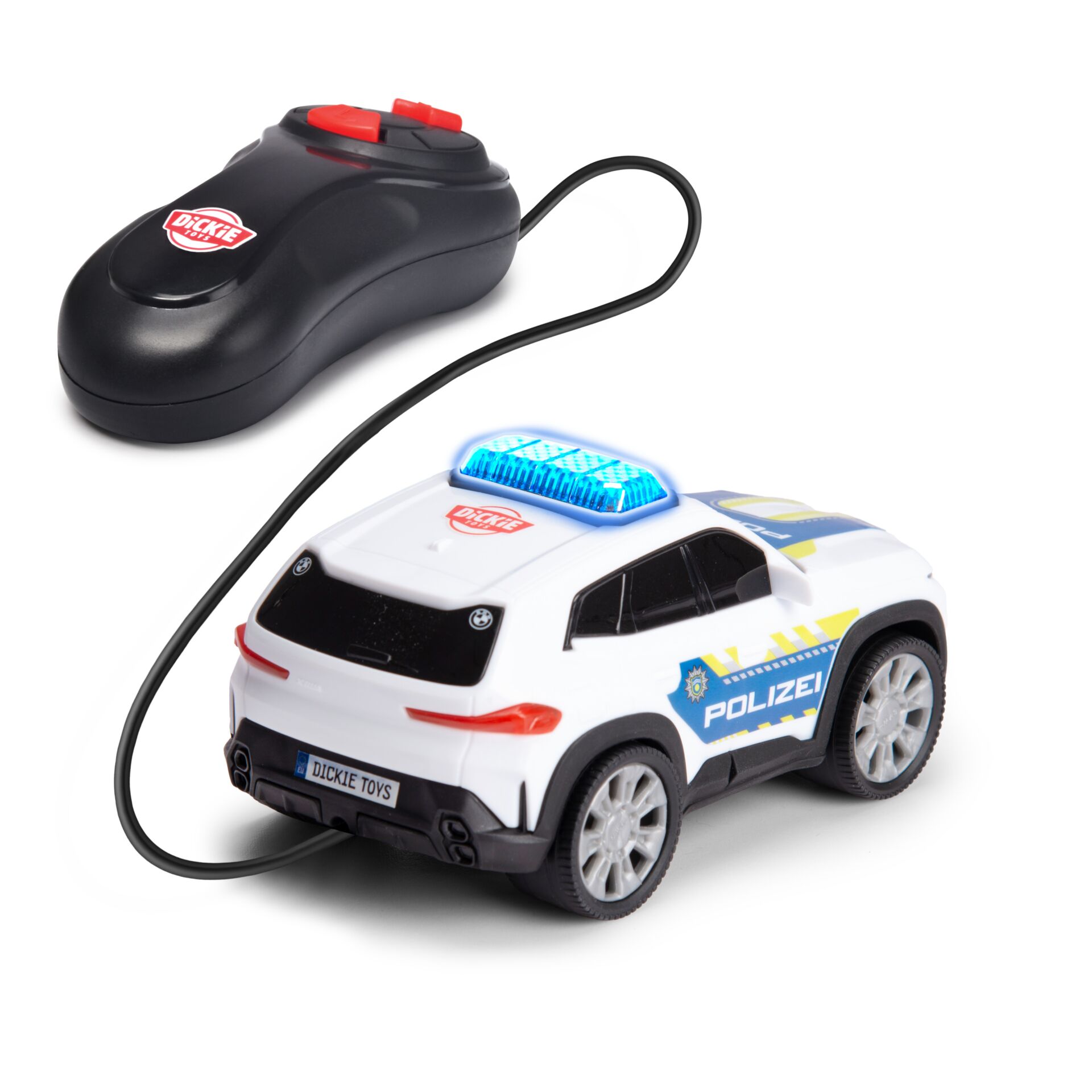 Spielzeugauto, Polizei, Ladegerät, LED-Licht, Dickie Toys