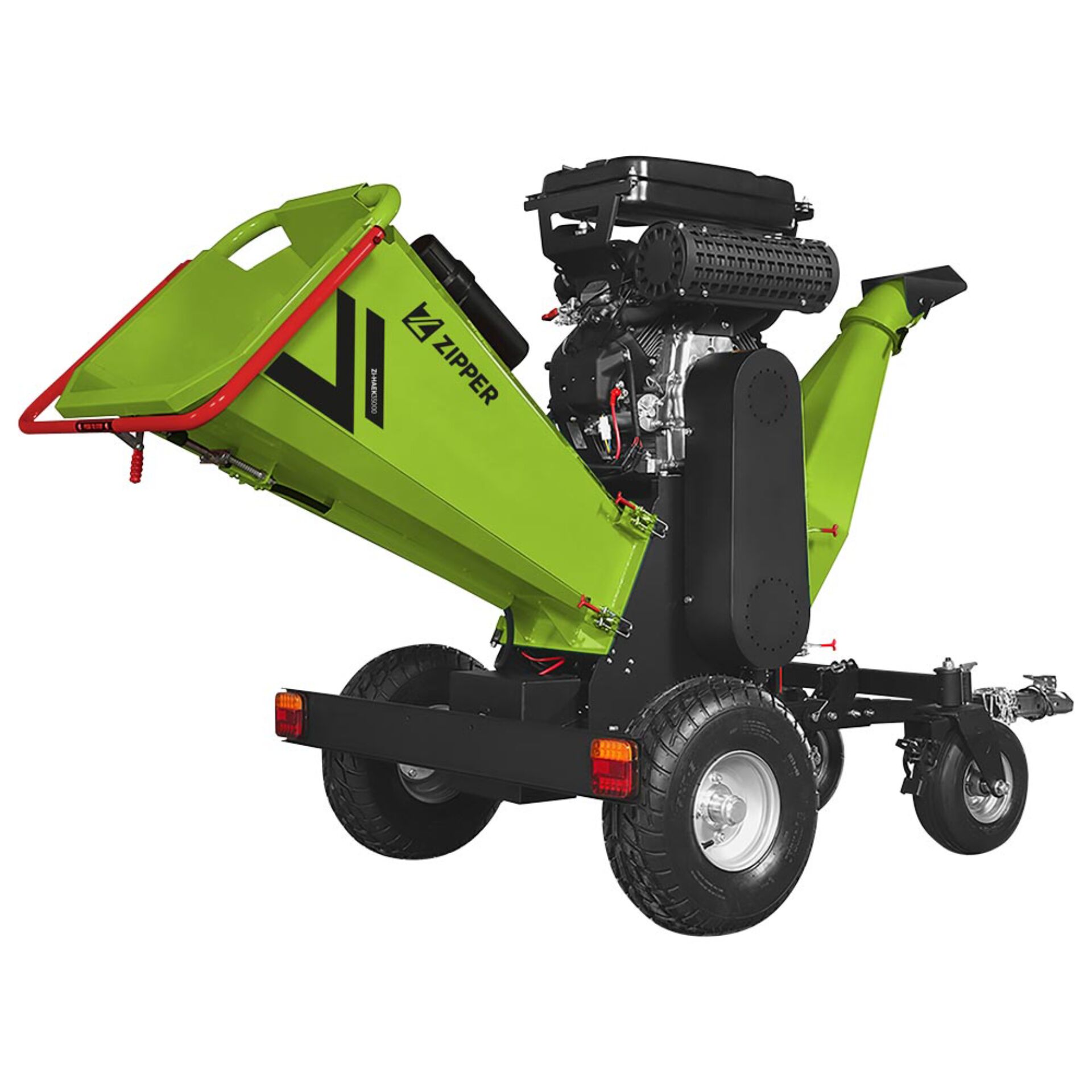 Grubhäcksler, Holzschredder, Motorkompostierer, Kippbehälter, Truck-Adapter