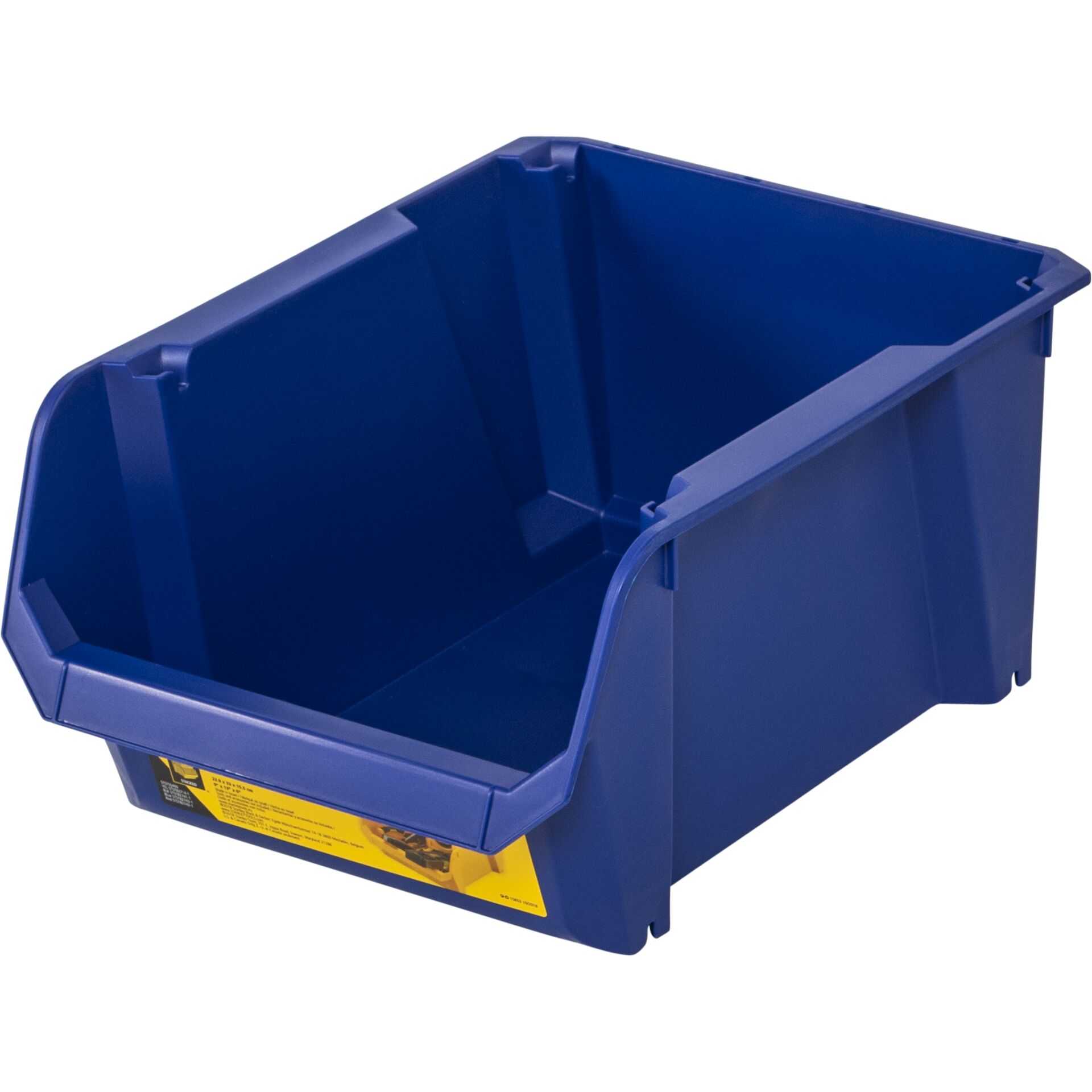 Aufbewahrungsbehälter, Kunststoffbehälter, blauer Behälter, Aufbewahrungsbox, Modularbehälter, Aufbewahrungsbehälter, Plastikbehälter, blauer Behälter, Werkzeug-Organizer,  stapelbarer Behälter