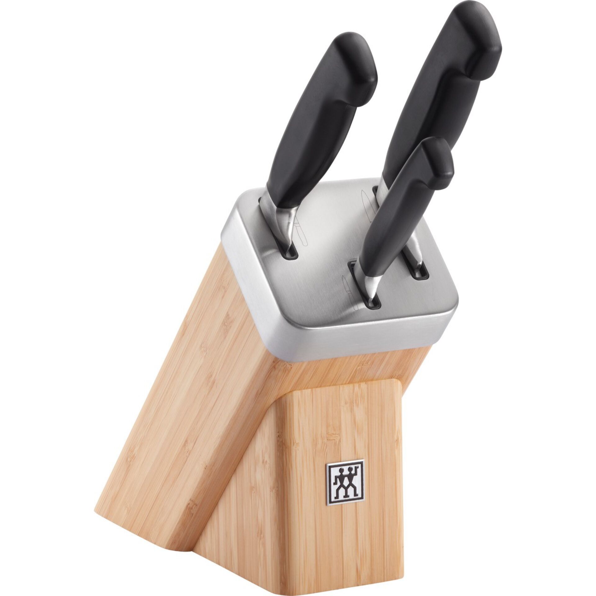 Kochmesser-Set, Messerkasten, Küchenmesser, Holzgriff, Sammlung, Messerset, Küchenmesser, Holzblock, Schmide, Stahlklinge