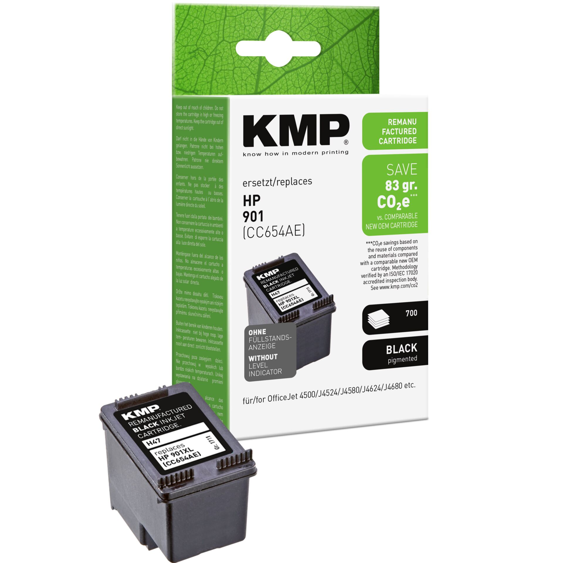 Adapter, Elektronik, Computer-Ausrüstung, Computerausrüstung, QR-Code, Tintenpatrone, Druckerpatrone, HP Kompatibel, Schwarz, KMP