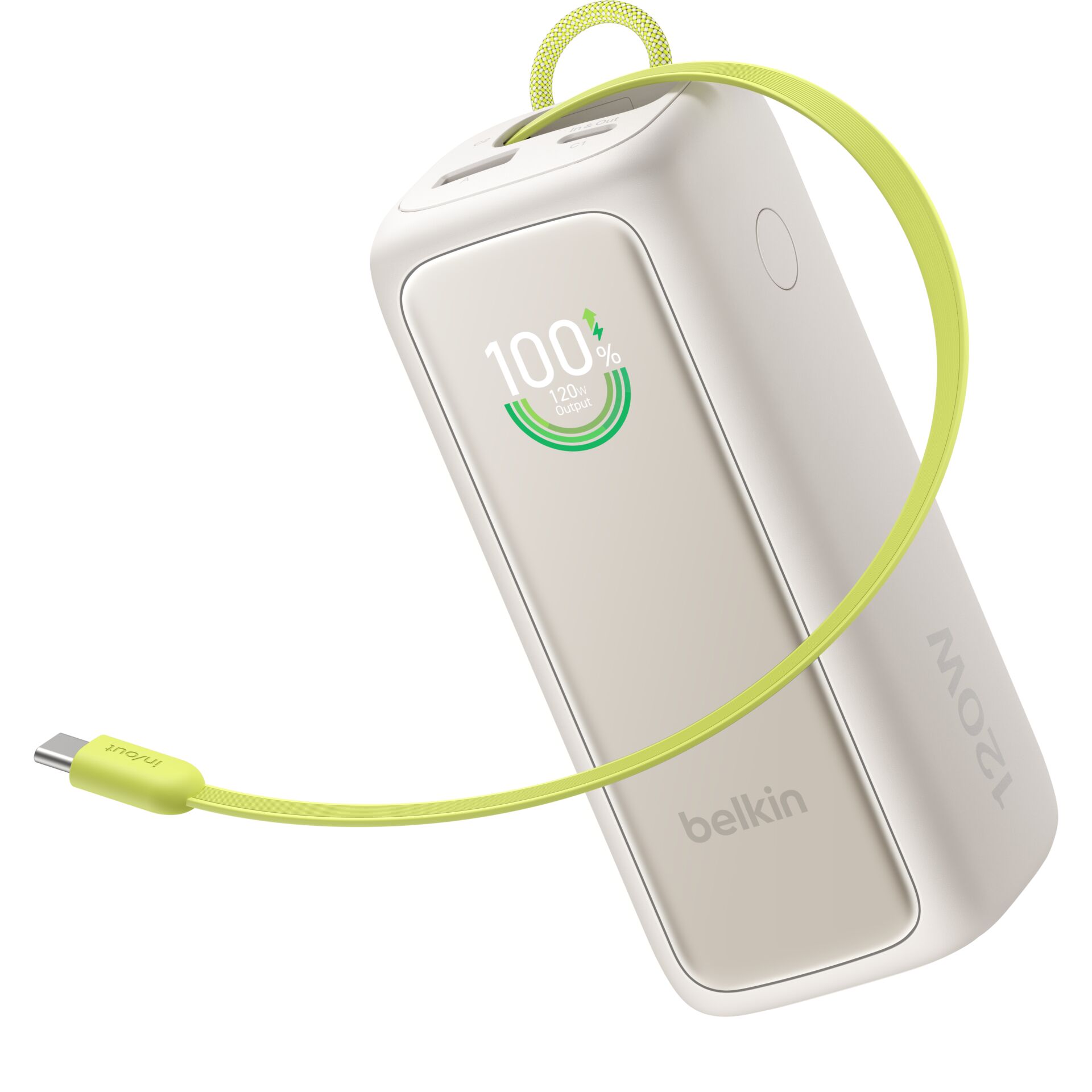 Powerbank, USB-C, 100%, tragbarer Akku, Belkin