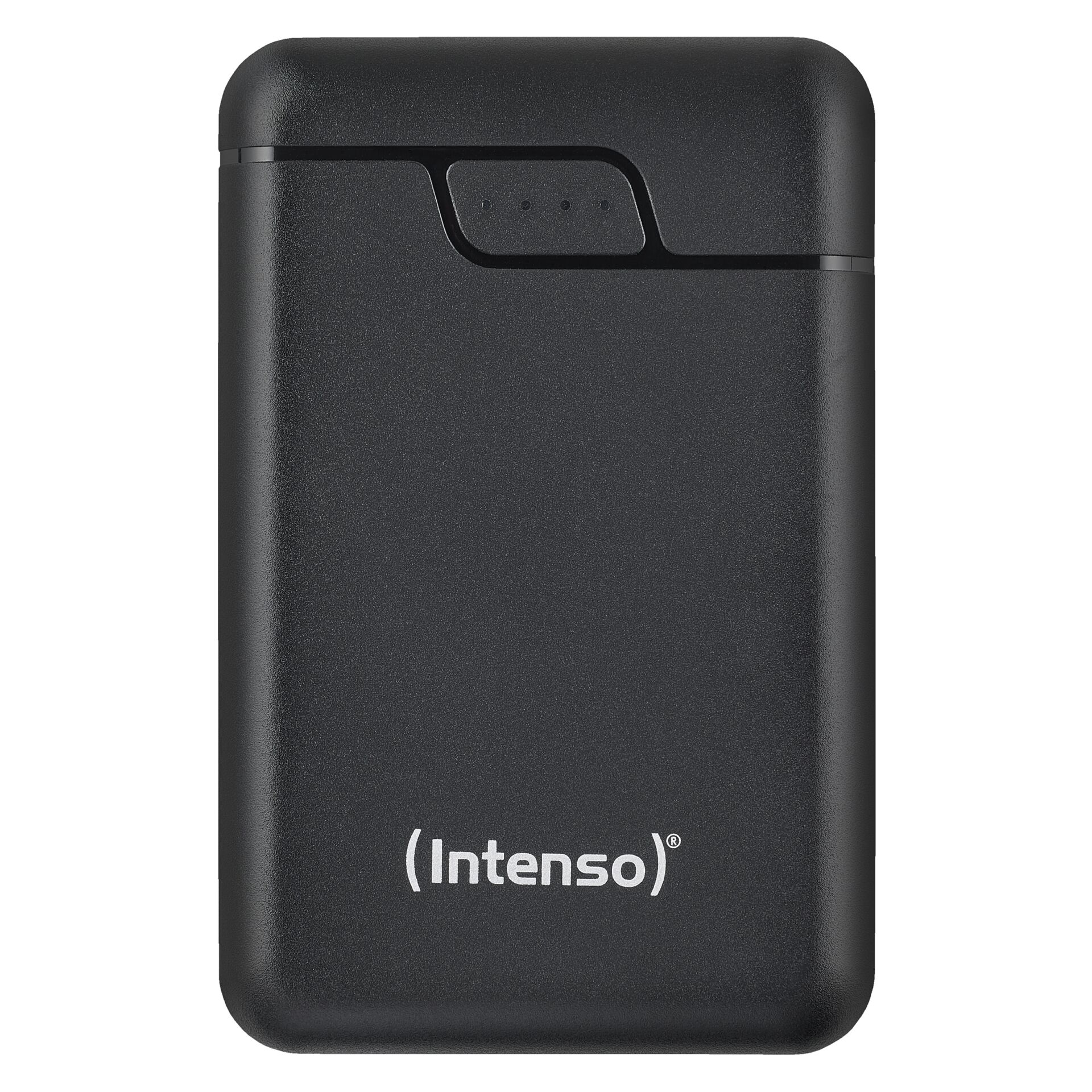 Powerbank, Schwarz, Kompakt, Intenso, LED-Anzeige