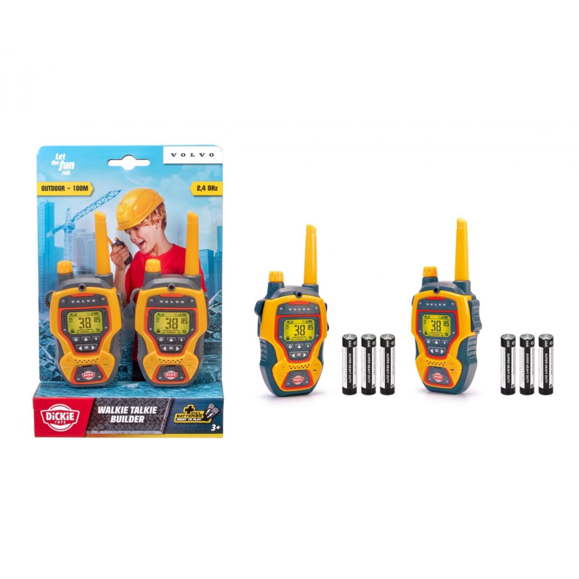 Walkie Talkie, Spielzeug, Batterien, Antennen, Konstruktionsset