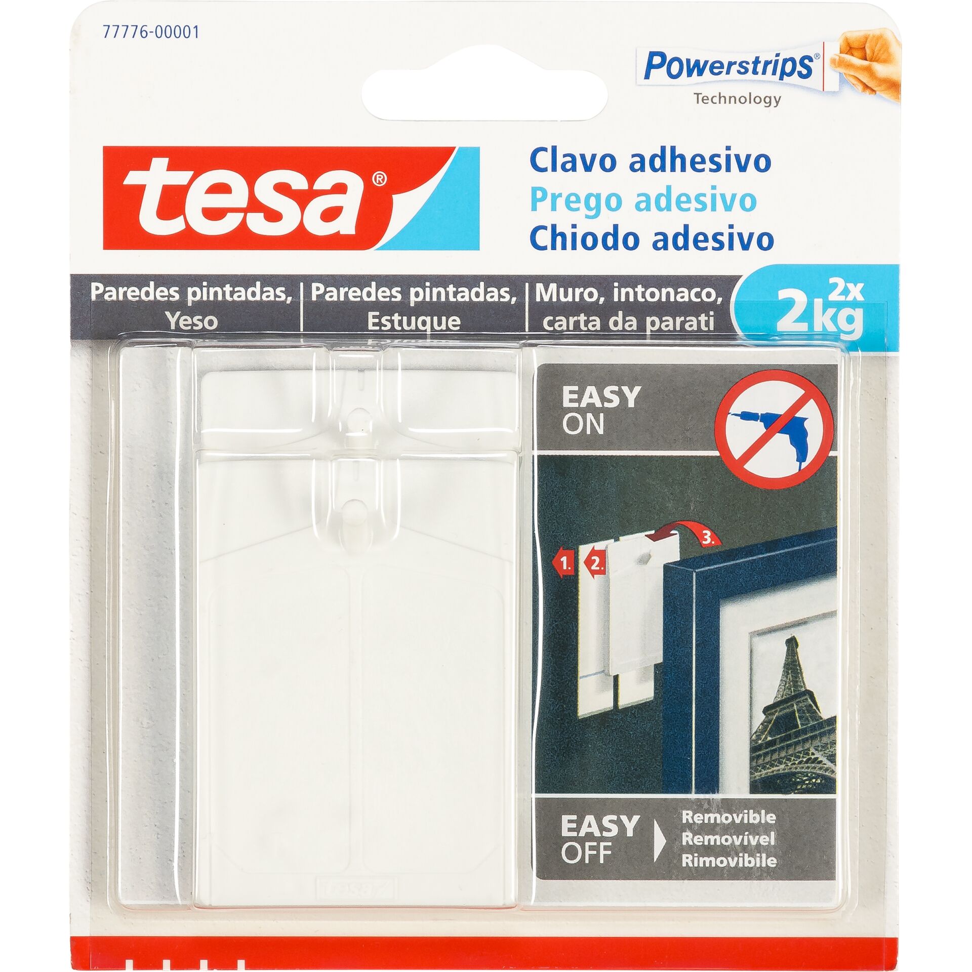 Tesa Klebenagel 2kg 2 Stück  77776 für Tapeten & Putz