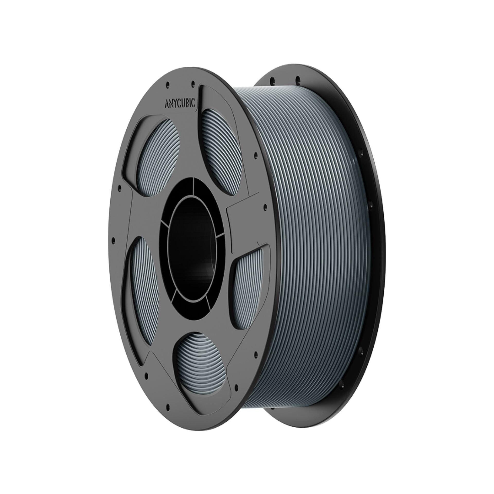 3D-druck, Filament, PLA, Spule, Grau