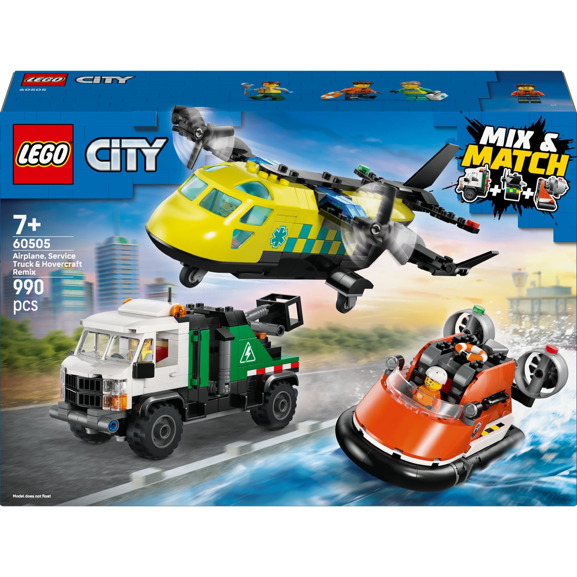Lego City, Helikopter, Rettungsfahrzeug, Tragflächen?, Schlauchboot?