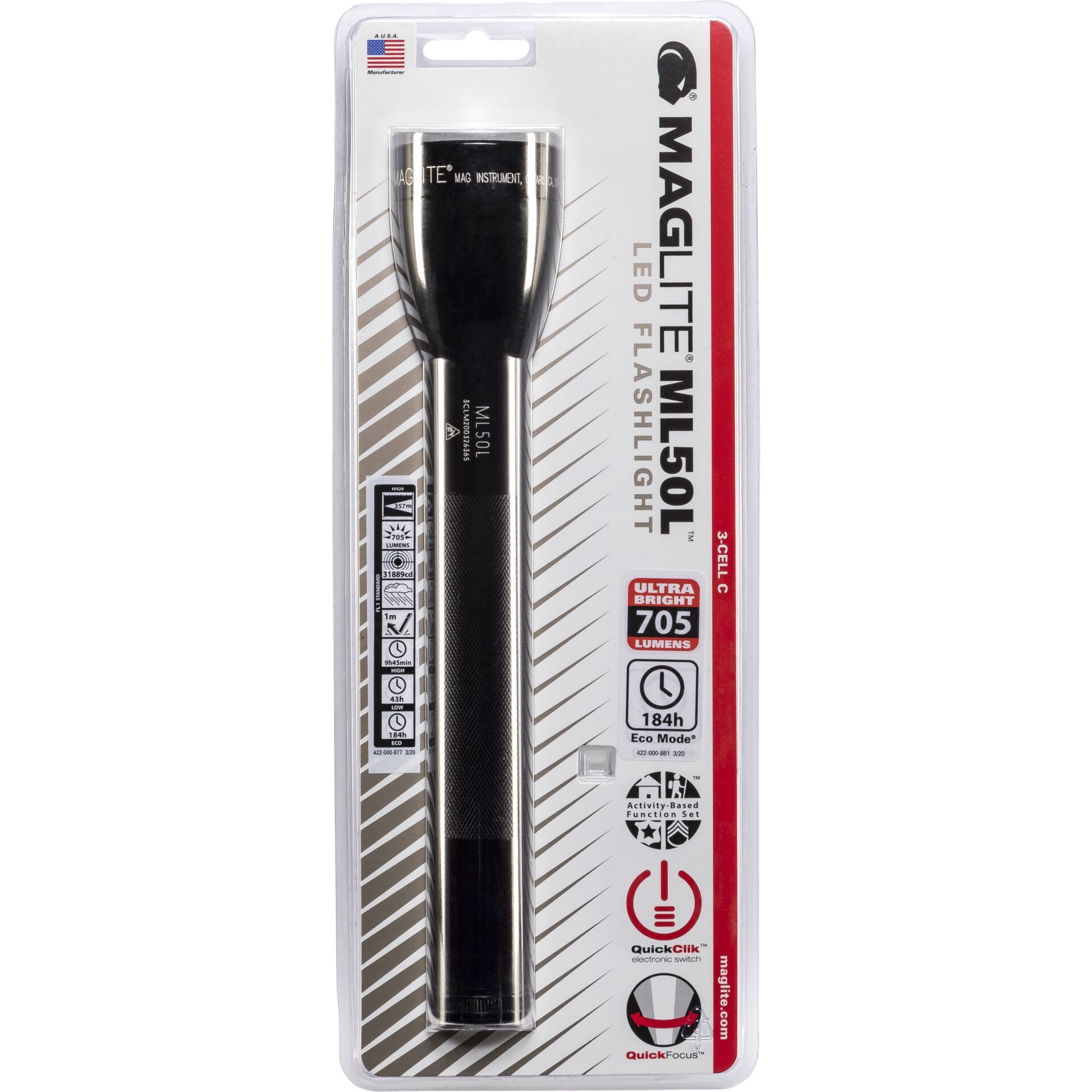 Maglite ML50L 3 C-Cell  Taschenlampe