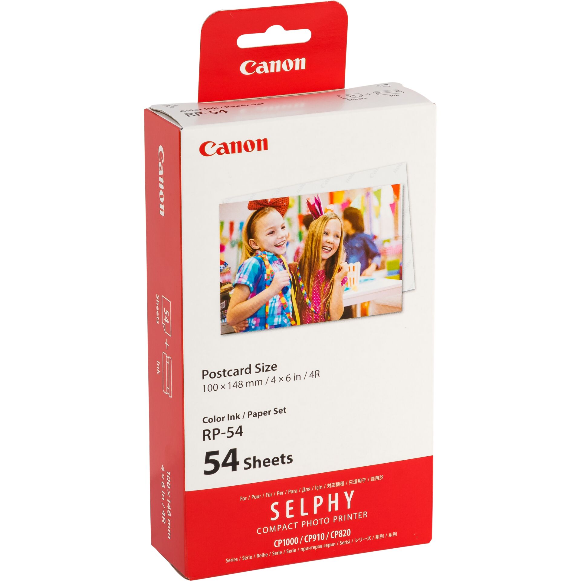 Postkartengröße, Fotopapier-Set, 54 Blätter, Tinten-Set, Canon Produkt