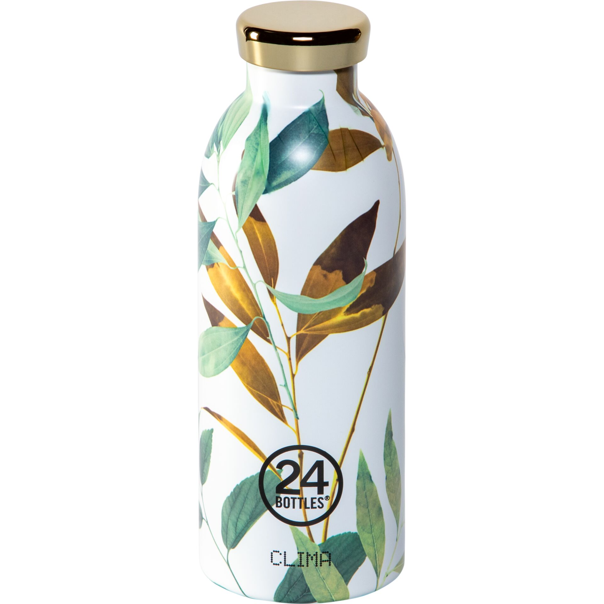 Flasche, Karaffe, Glasflasche, Blättermuster, 24 BOTTLES