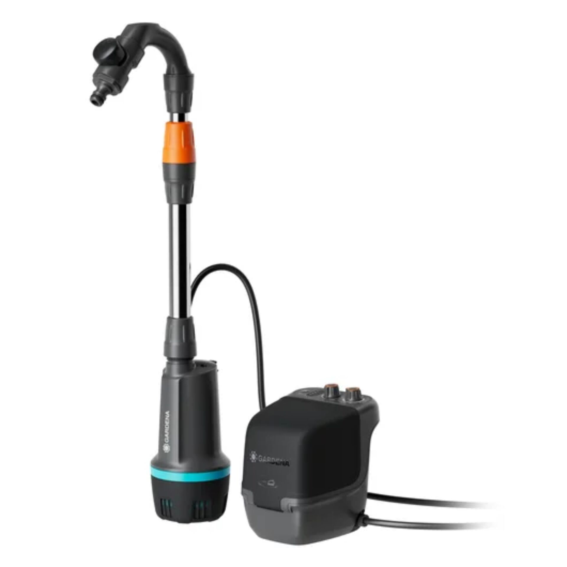 Gartenpumpe, Kunststoff, Sprüher, Stromadapter, Tragbare Pumpe