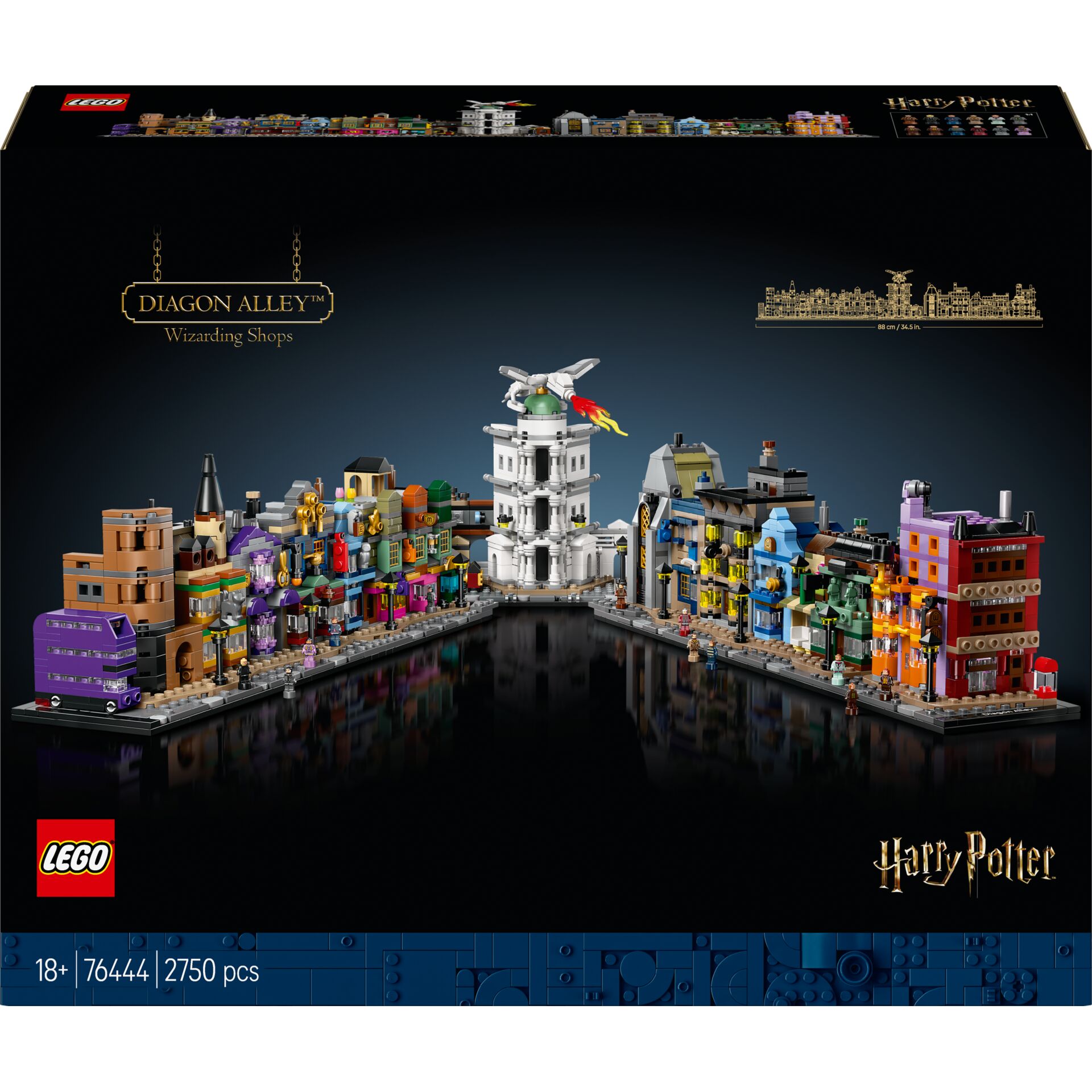 lego, harry potter, diagon alley, wizarding shops, modular