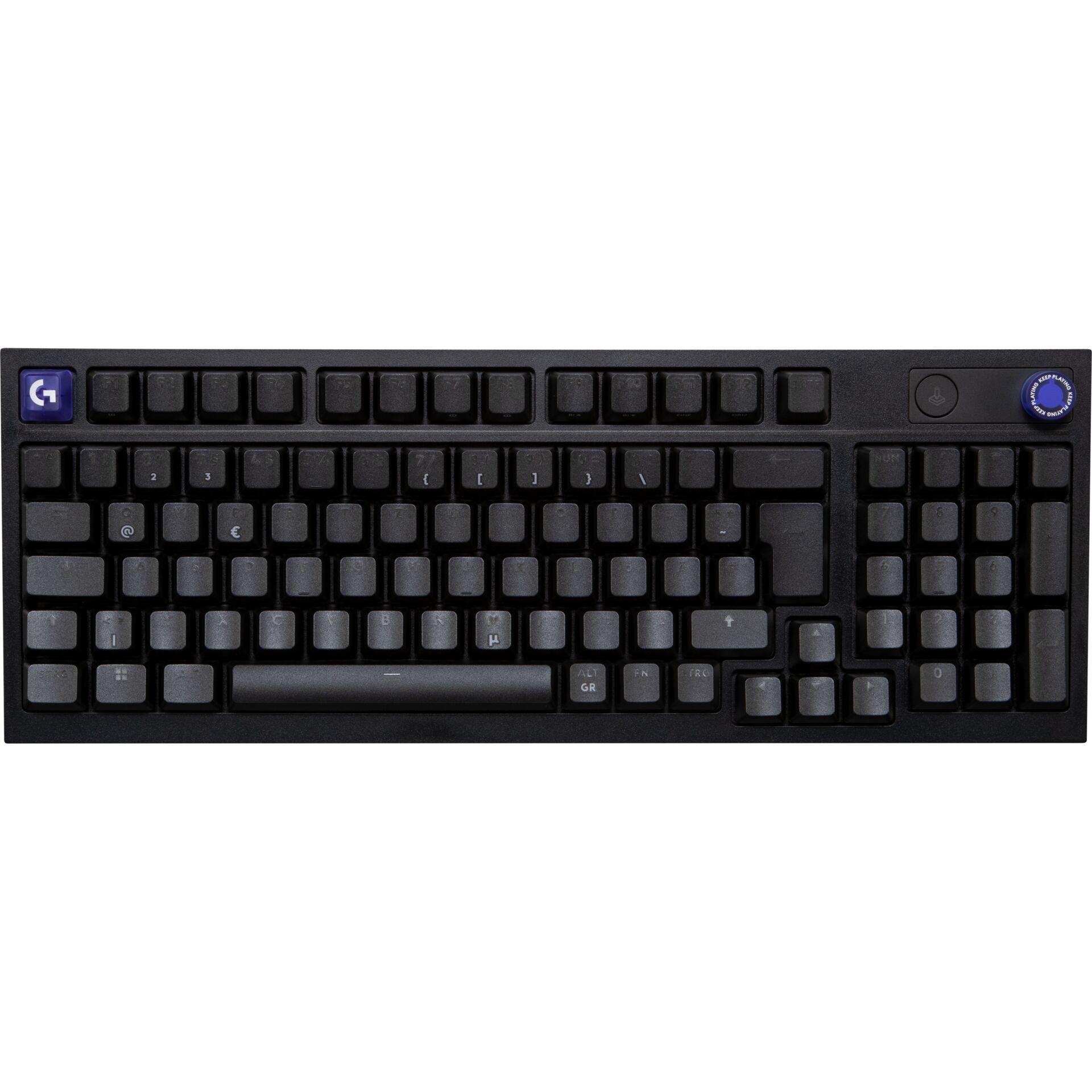 keyboard, wired, vollständig, mechanisch, schwarz