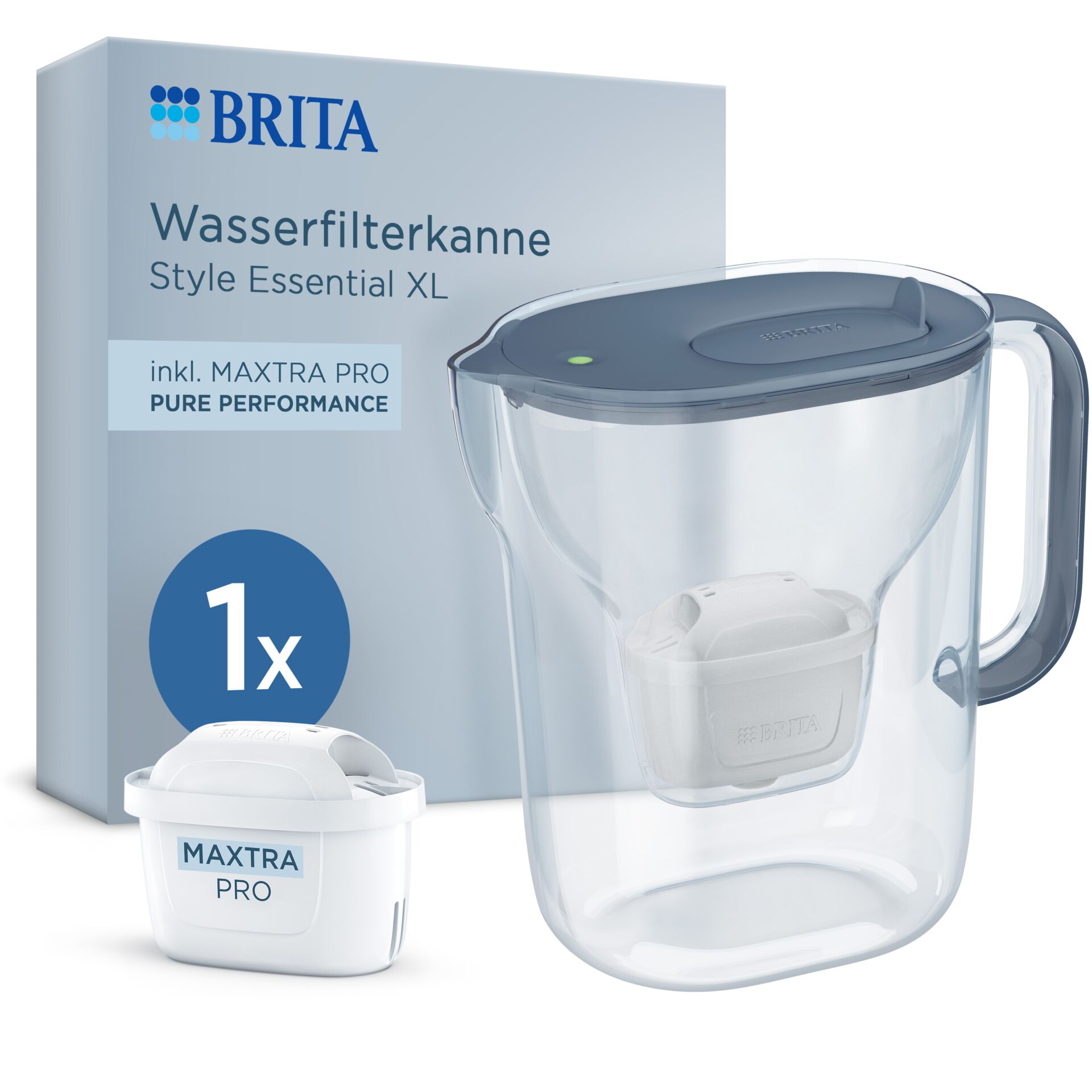 Wasserfilter, Wasserfilterkanne, Karaffe, Filter, Maxtra Pro