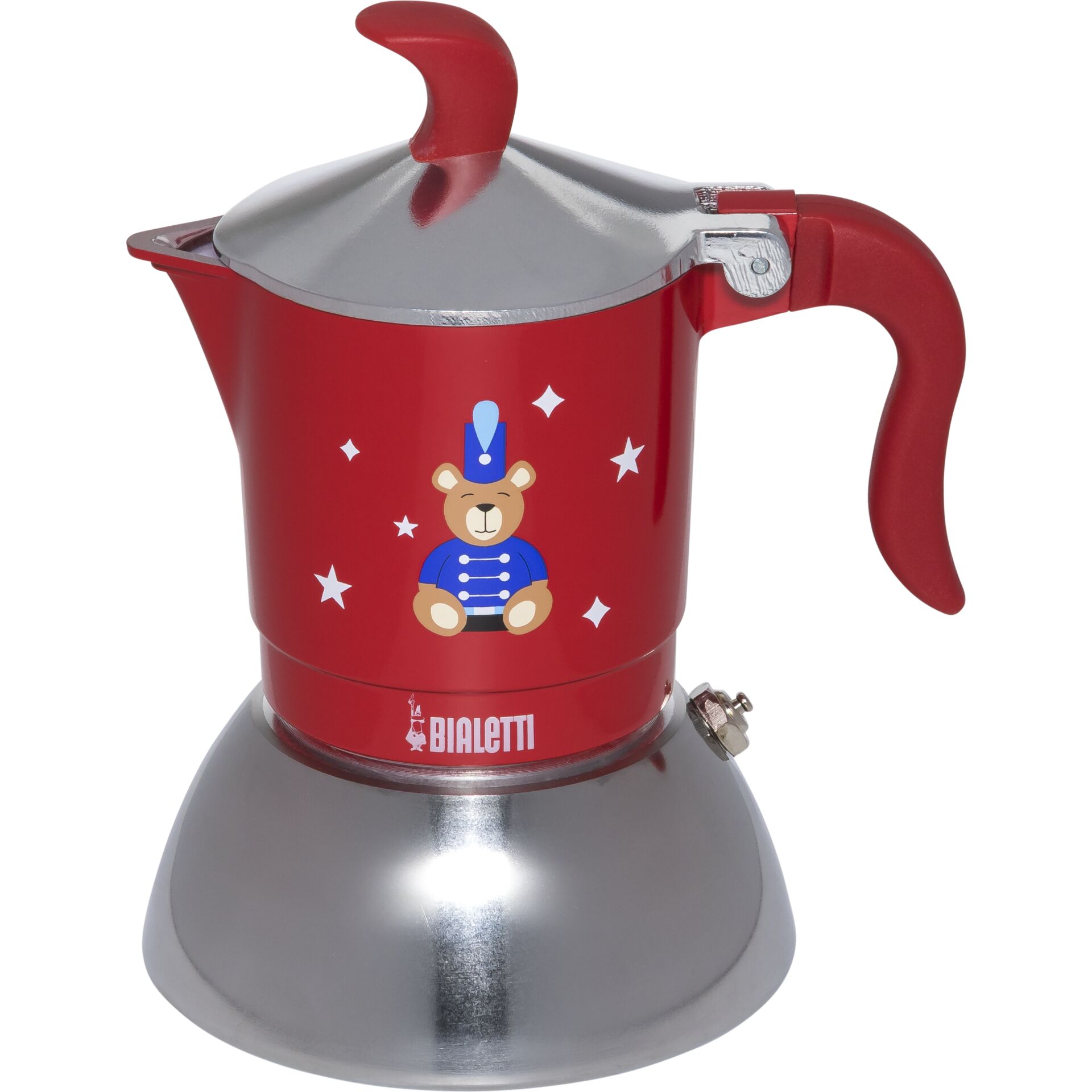 Kaffeemaschine, Kaffeemaschine Spielzeug, Retro-Design, Rot, Metalloptik