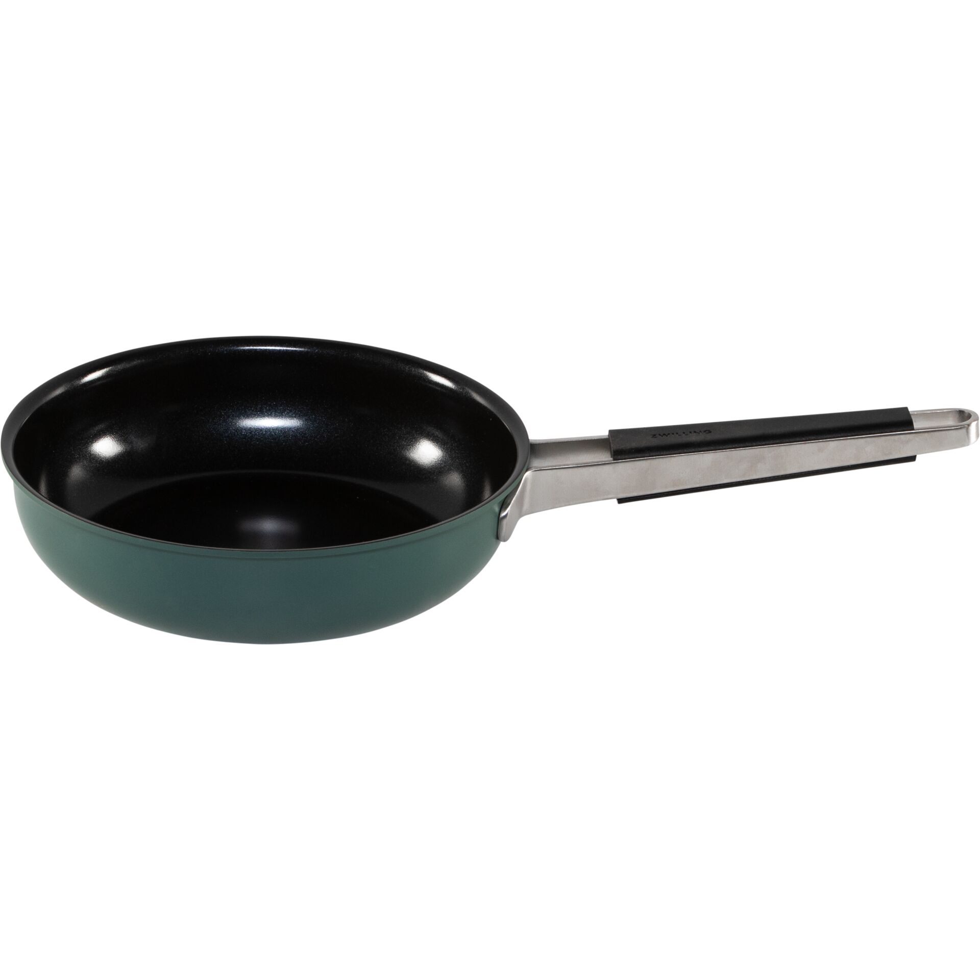 Pfanne, Bratpfanne, Antihaft, Edelstahlgriff, Grün