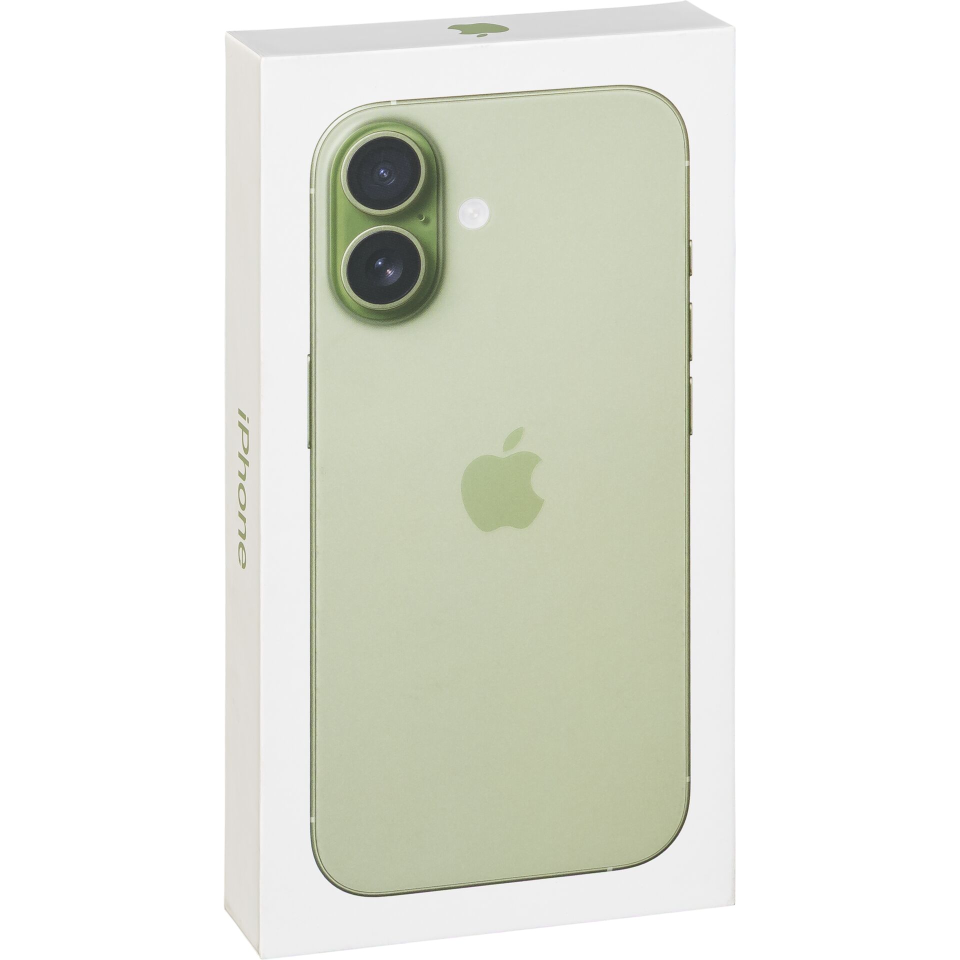 smartphone, iPhone, grün, Doppelkamera, Verpackung