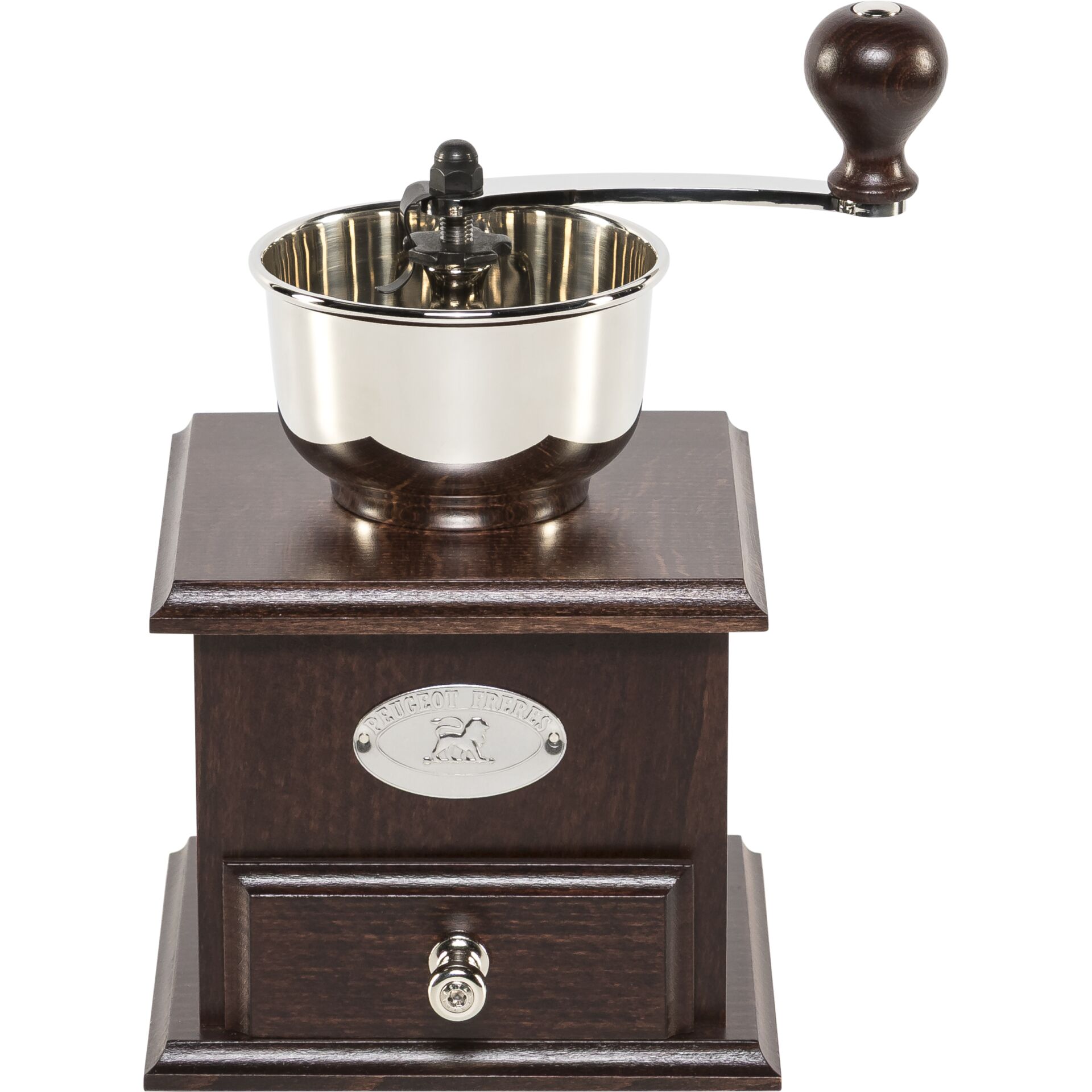manuellmühle, kaffeemühle, holz, stahl, handbetriebene mah/ex