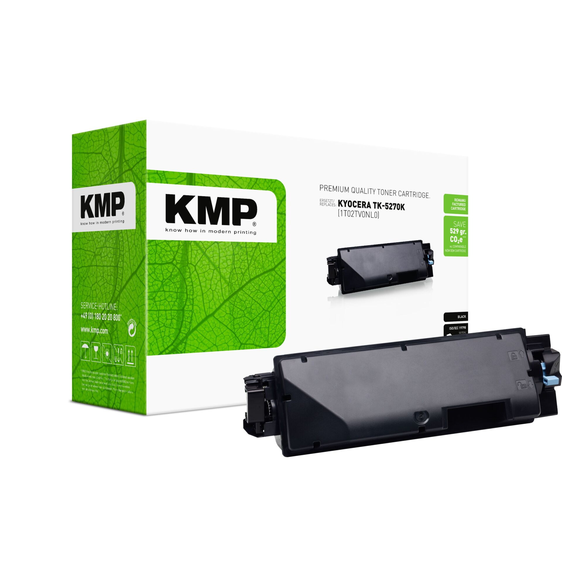Adapter, Elektronik, Computer-Ausrüstung, Computerausrüstung, Toner Kartusche, KMP, Schwarz, Druckerzubehör, Remanuiert