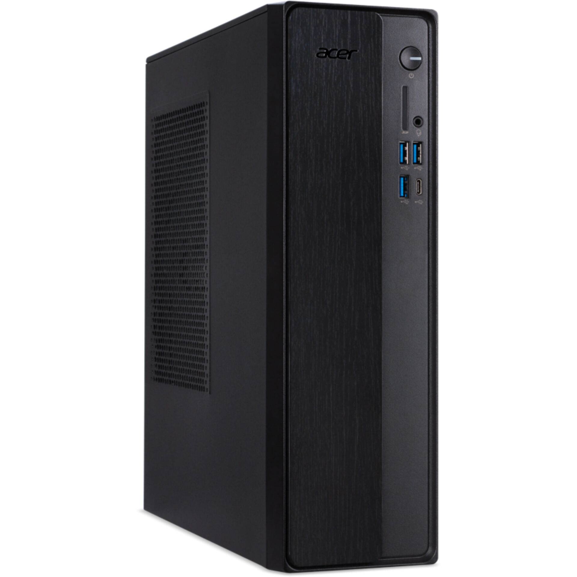 Gebrauchter PC-Tower, Mid-Tower Gehäuse, Schwarzer Computer, USB 3.0 Ports, Front-Panel-Ports
