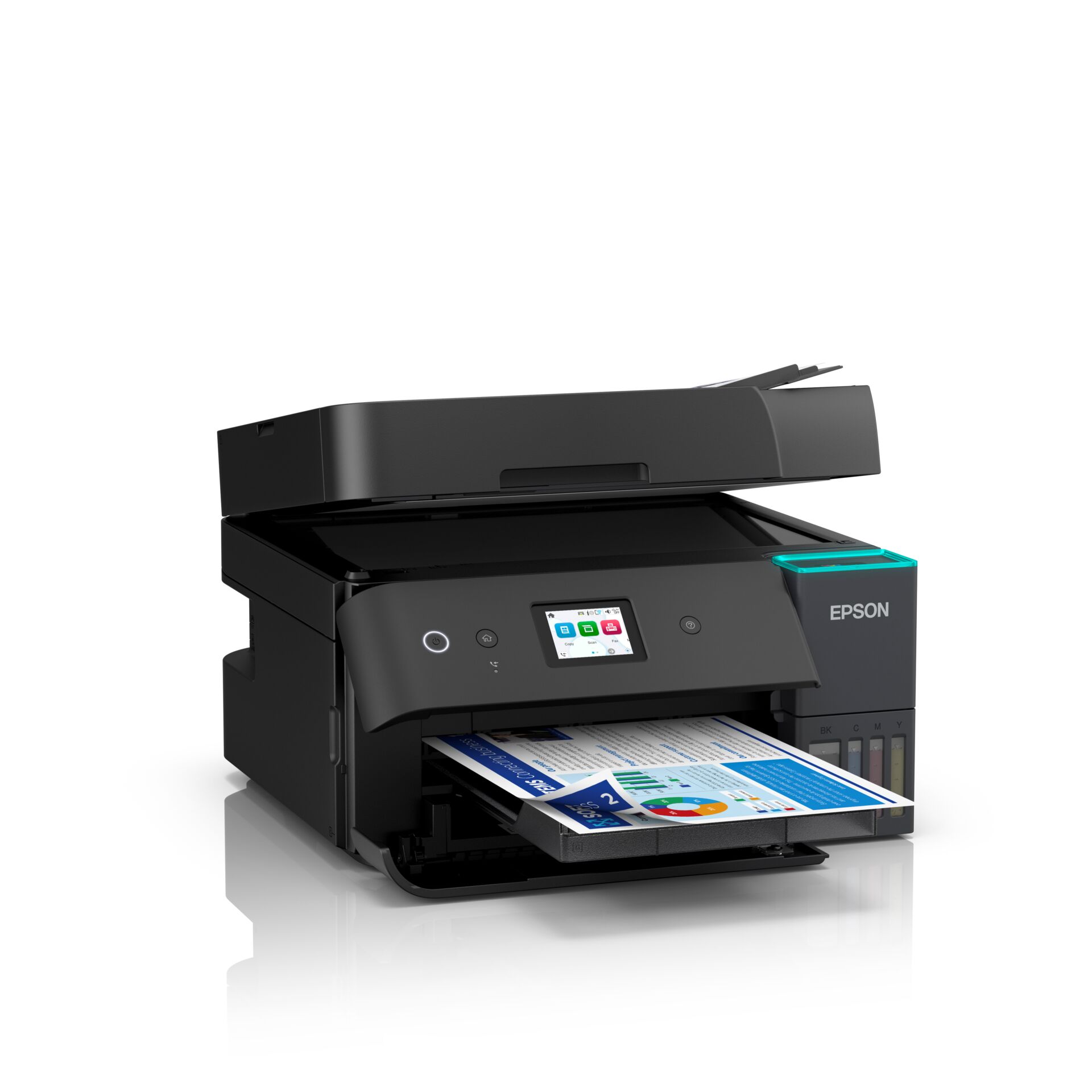 All-in-one, Drucker, Tintenstrahl, farbiger Druck, Papierschublade