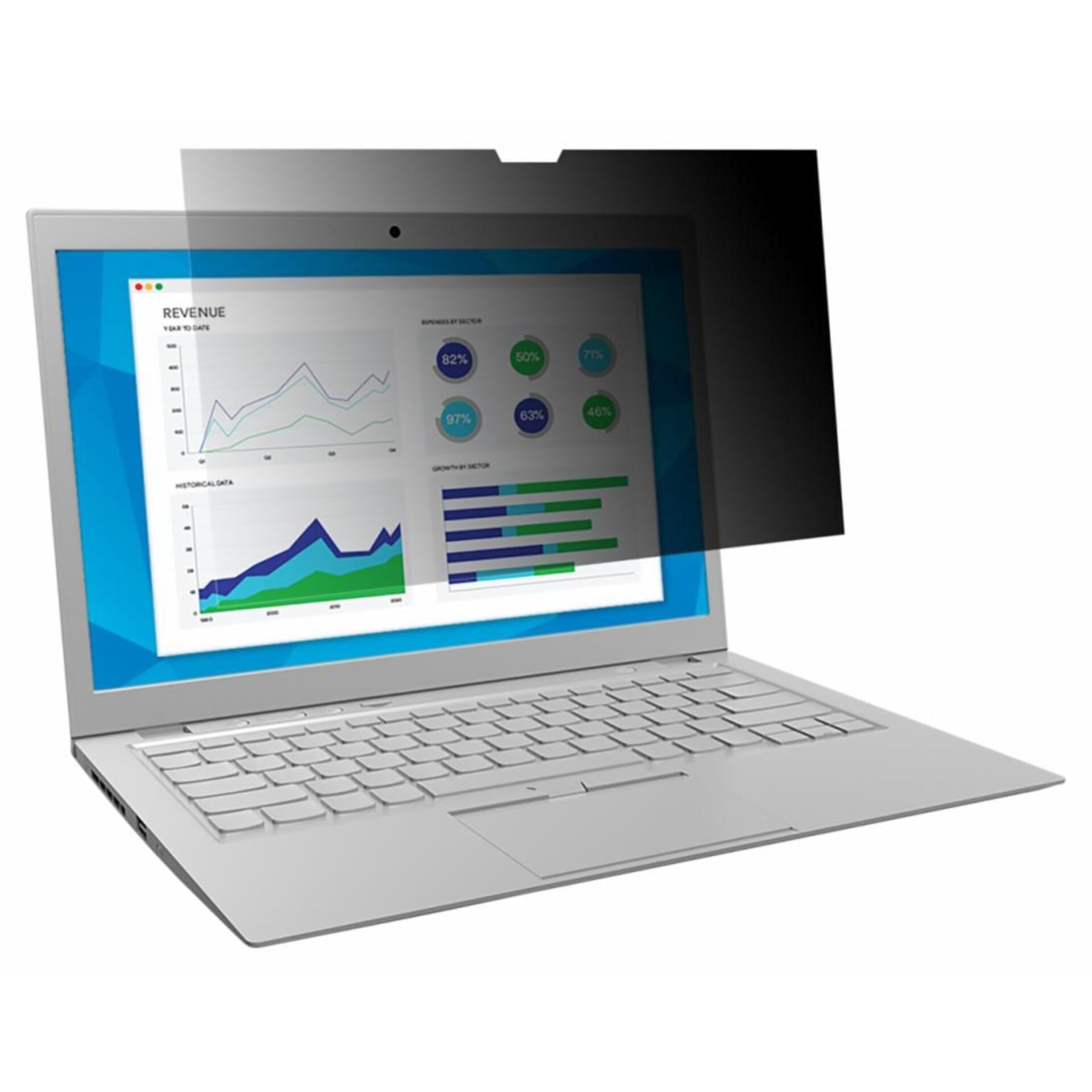 Laptop, Laptop-Bildschirm, Analyse-Software, Elegantes Design, Tragbarer Computer