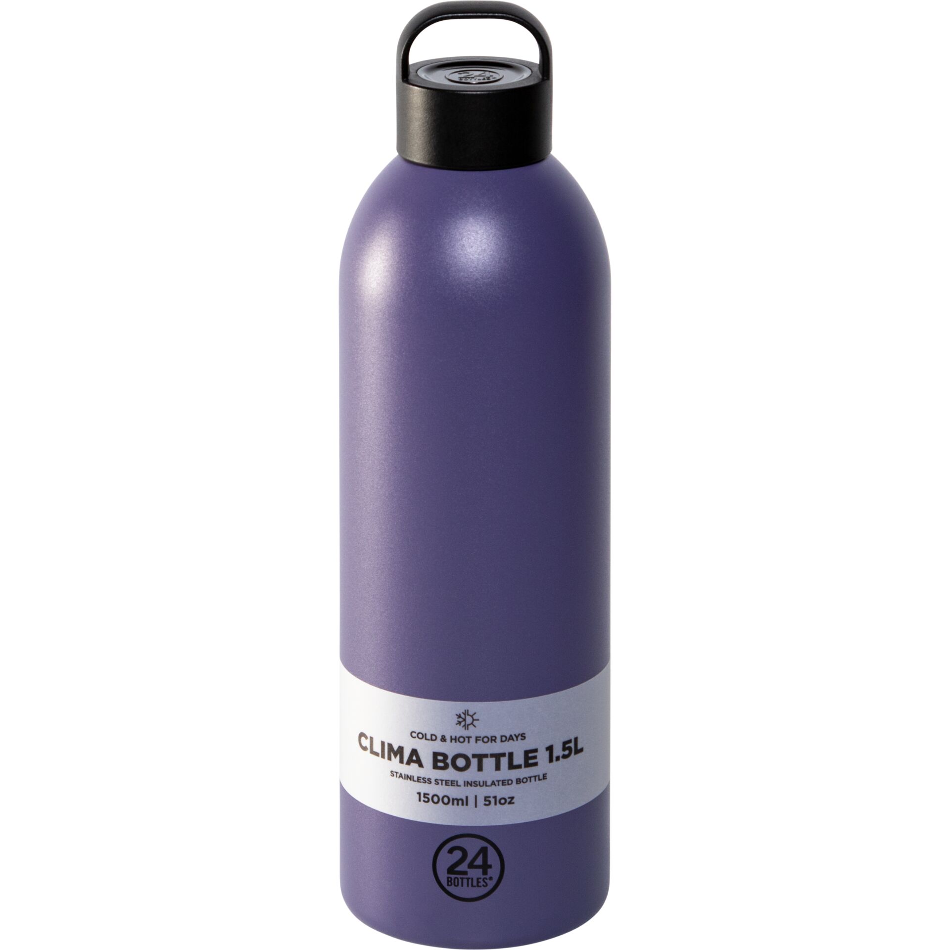 Trinkflasche, Stahlisoliert, Einfarbig, 1,5L, Sportflasche