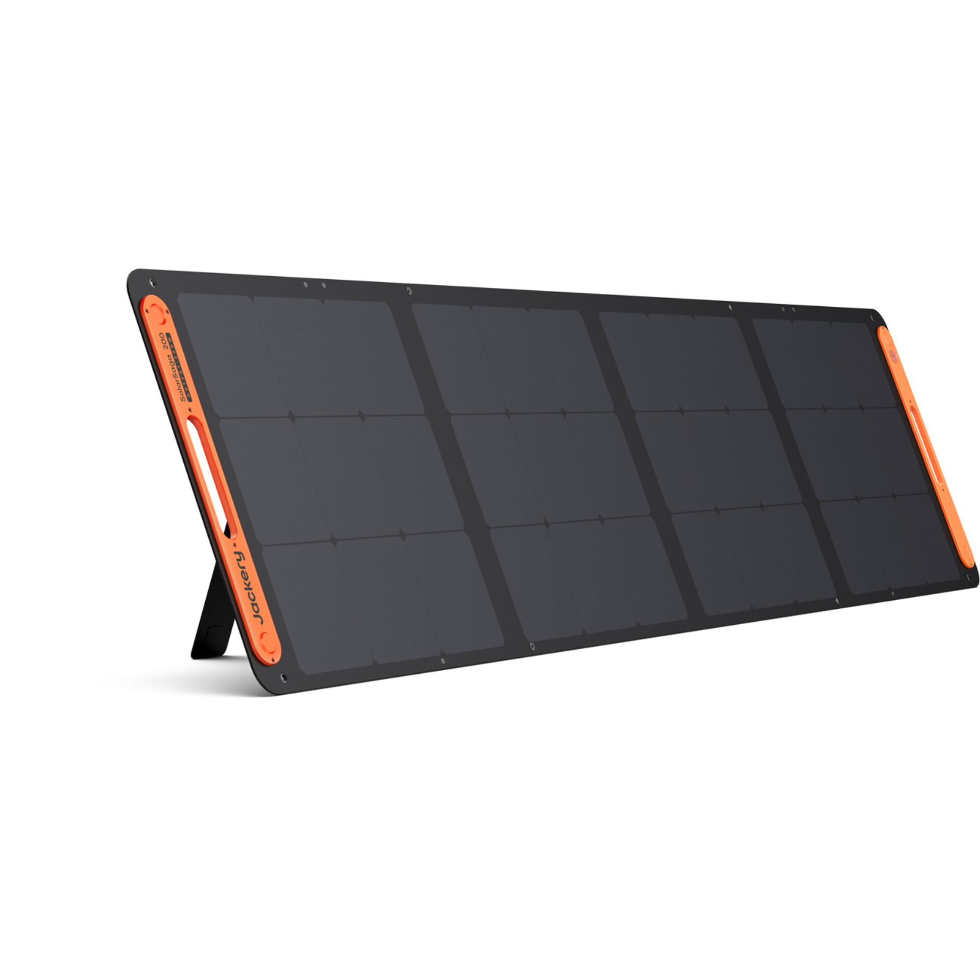 Solarmodul, Solarpanel, flexibles Panel, orange Rahmen, Rahmen aus Kunststoff