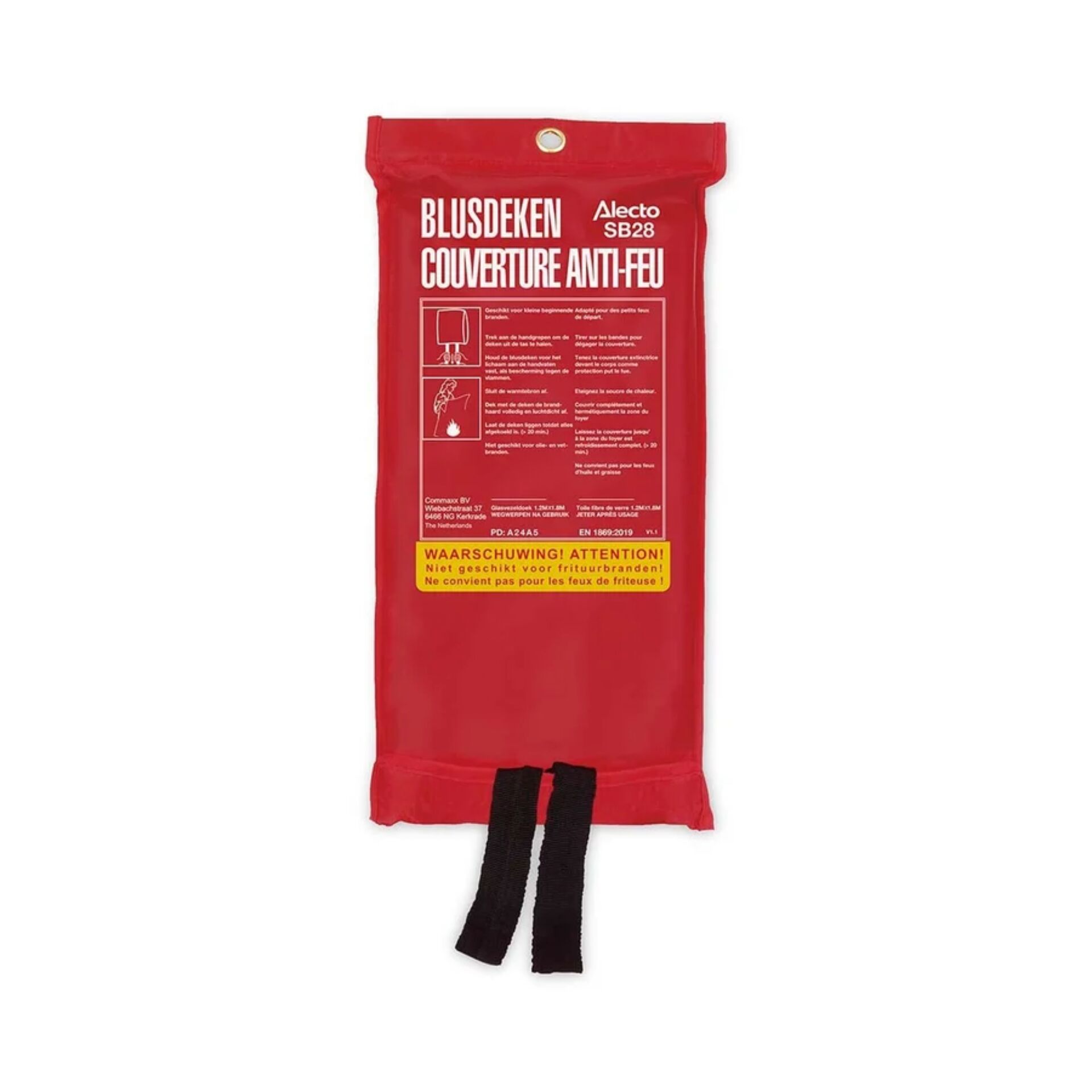 feuerlöscher, anti-feu decke, feuersicherheit, rote tasche, riemenhalter
