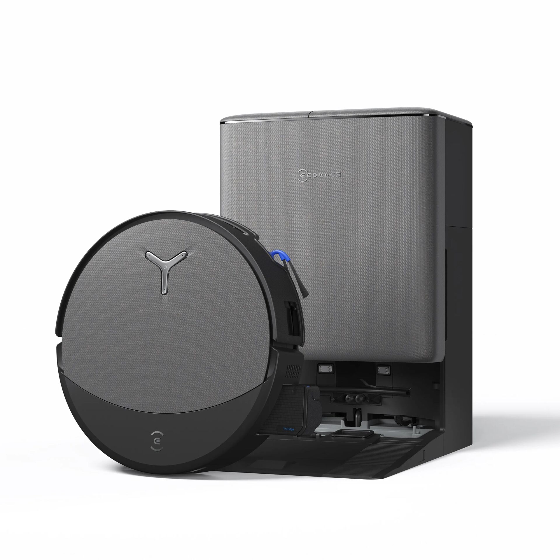 Saugroboter, Robot-Staubsauger, Ladestation, Docking-Station, Karton-Design