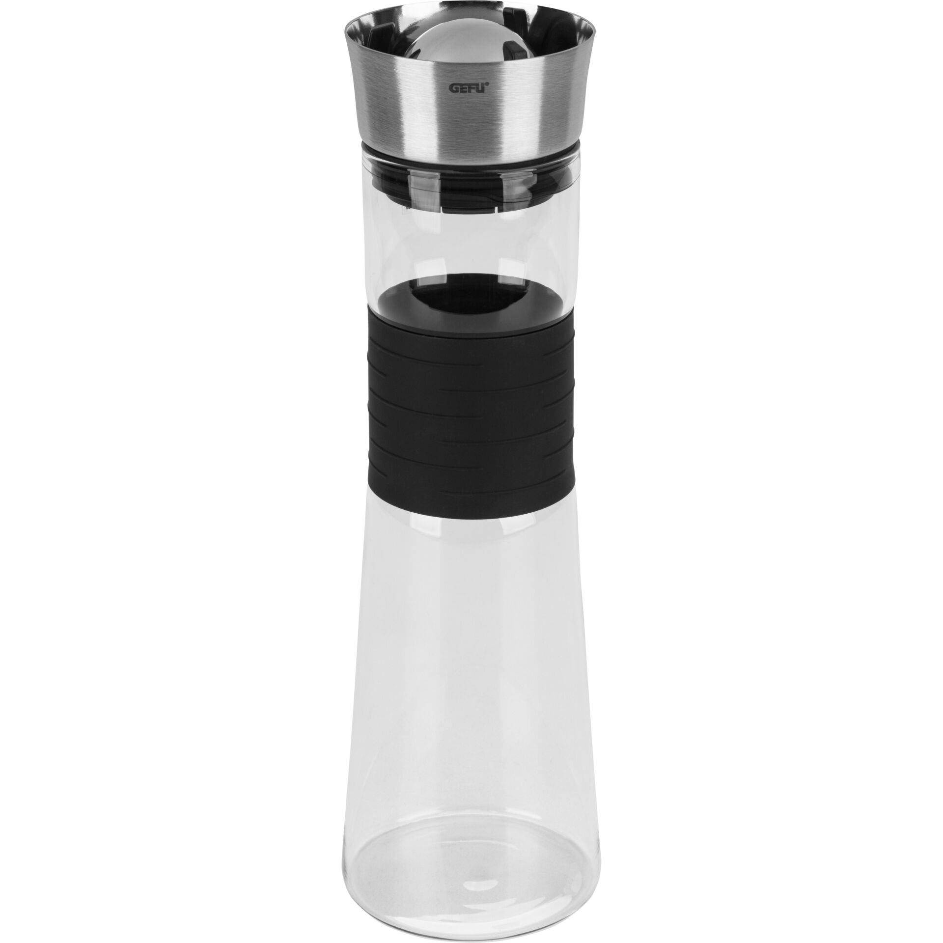 Wasserflasche, Trinkflasche, Schlank, Glasbehälter, Stahldeckel