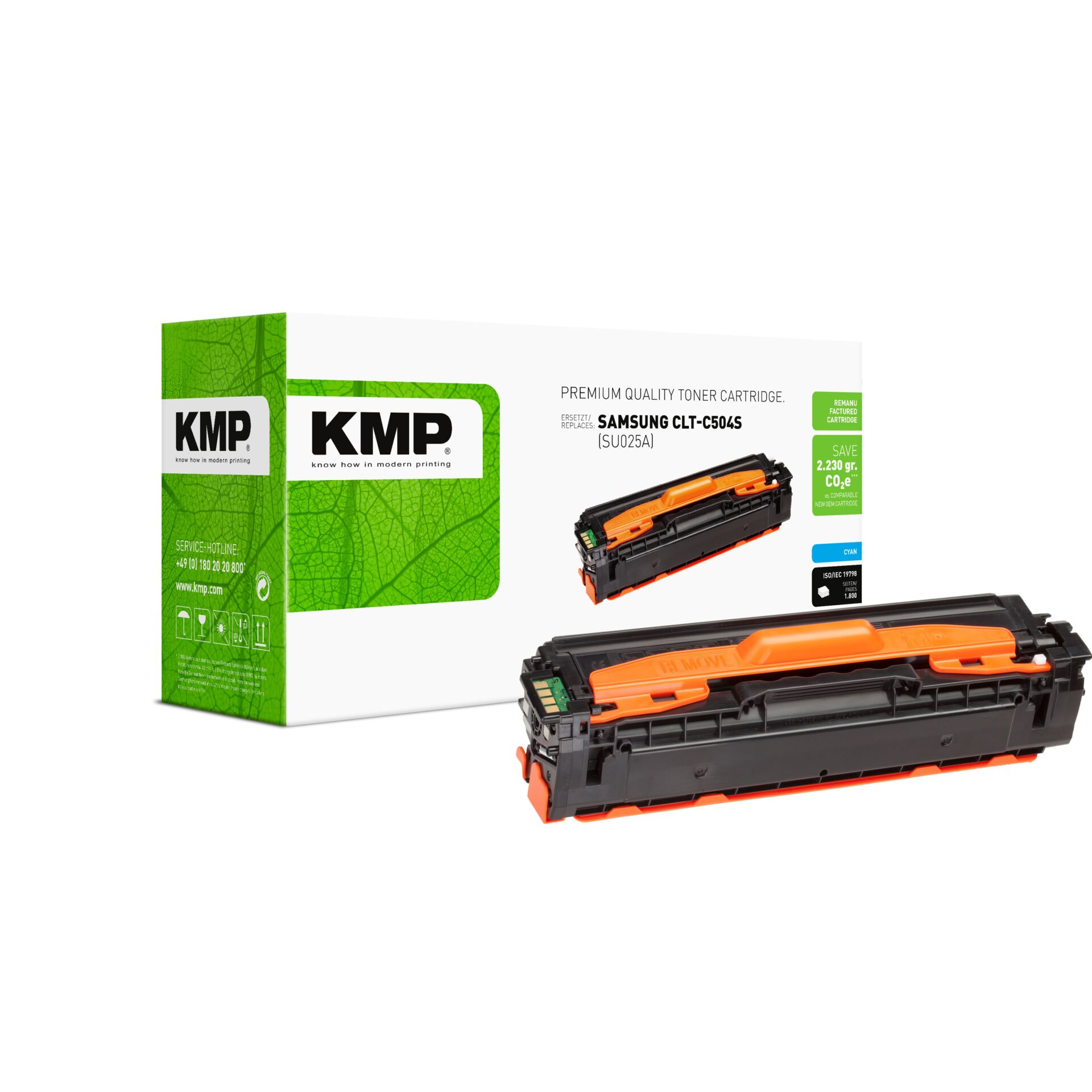 Computerausrüstung, Elektronik, Hardware, Tonerpatrone, Samsung CLT-C504S, Orange/Schwarz Patrone, Druckerzubehör, Maschinenteil