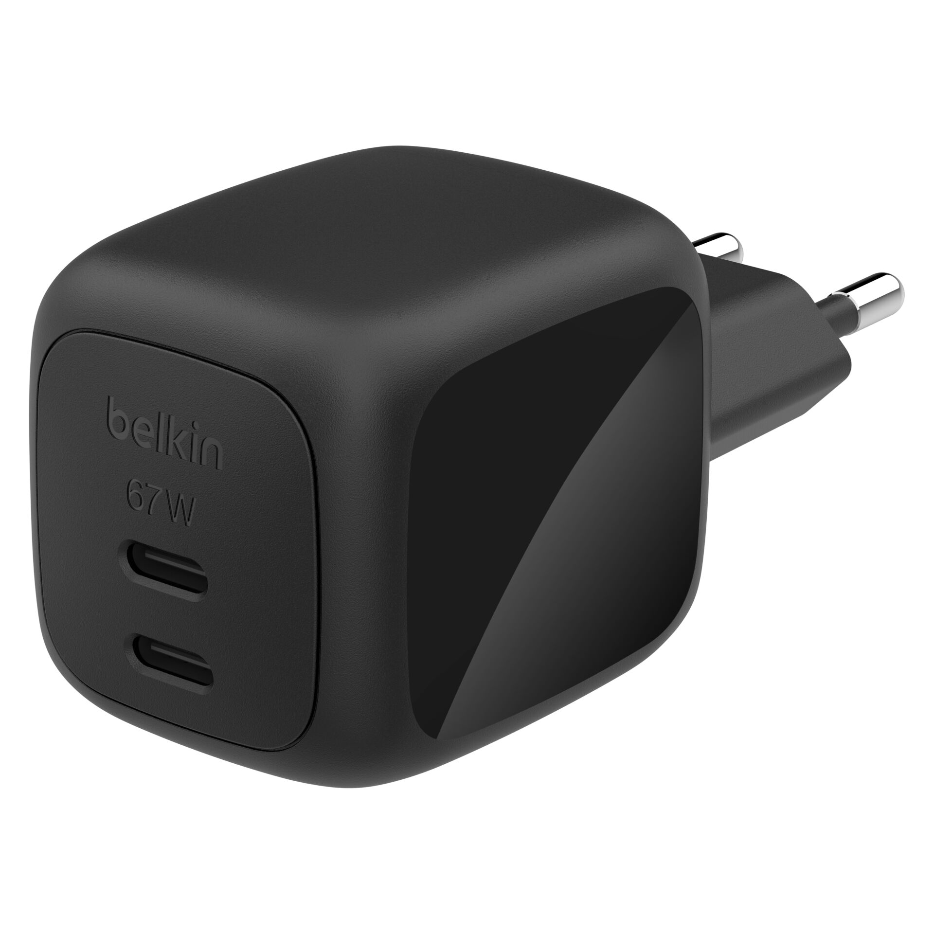 USB-C, Schnellladegerät, Wandstecker, 67W, Schwarz