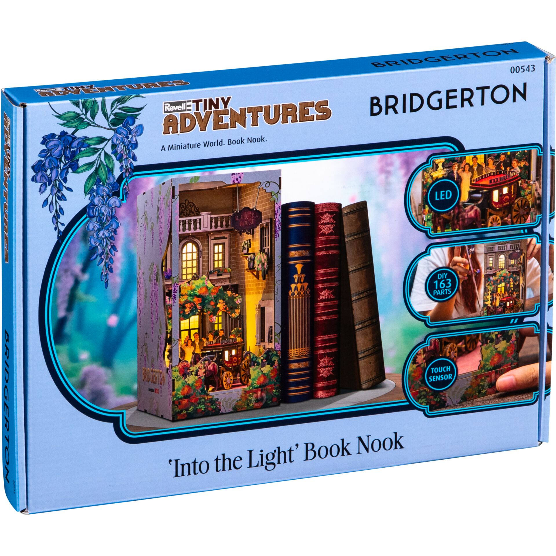 Bücher-Nook, Miniatur-Set, LED-Beleuchtung, Bridgeporton, Abenteuer