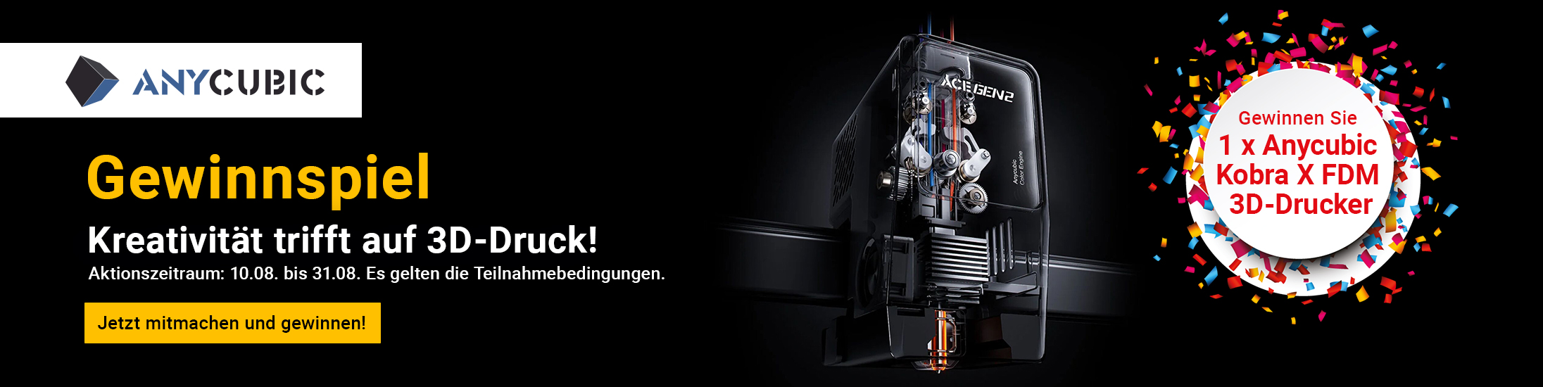 3D-Drucker, Kunststoff, Schwarz, Aussteckmotor, Mechanik