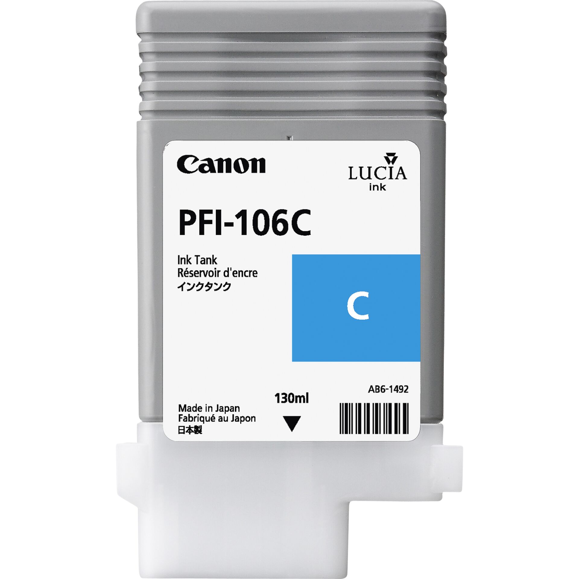 Canon PFI-106 C Tinte cyan