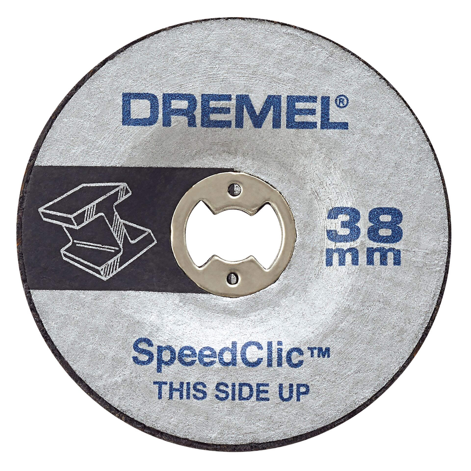 Dremel Scheibe, SpeedClic, 8 mm, Metall-Schleifscheibe, Kreise