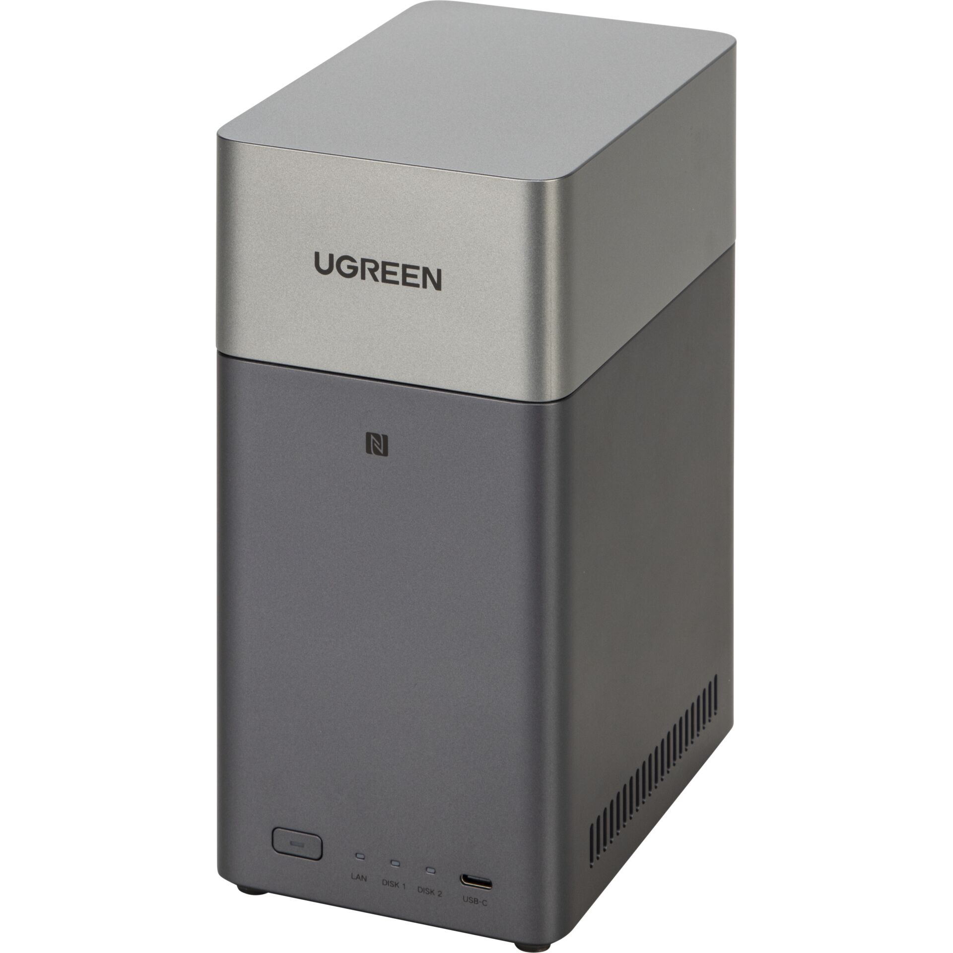 NAS, Desktop NAS, UGREEN, Metallisch, Grau