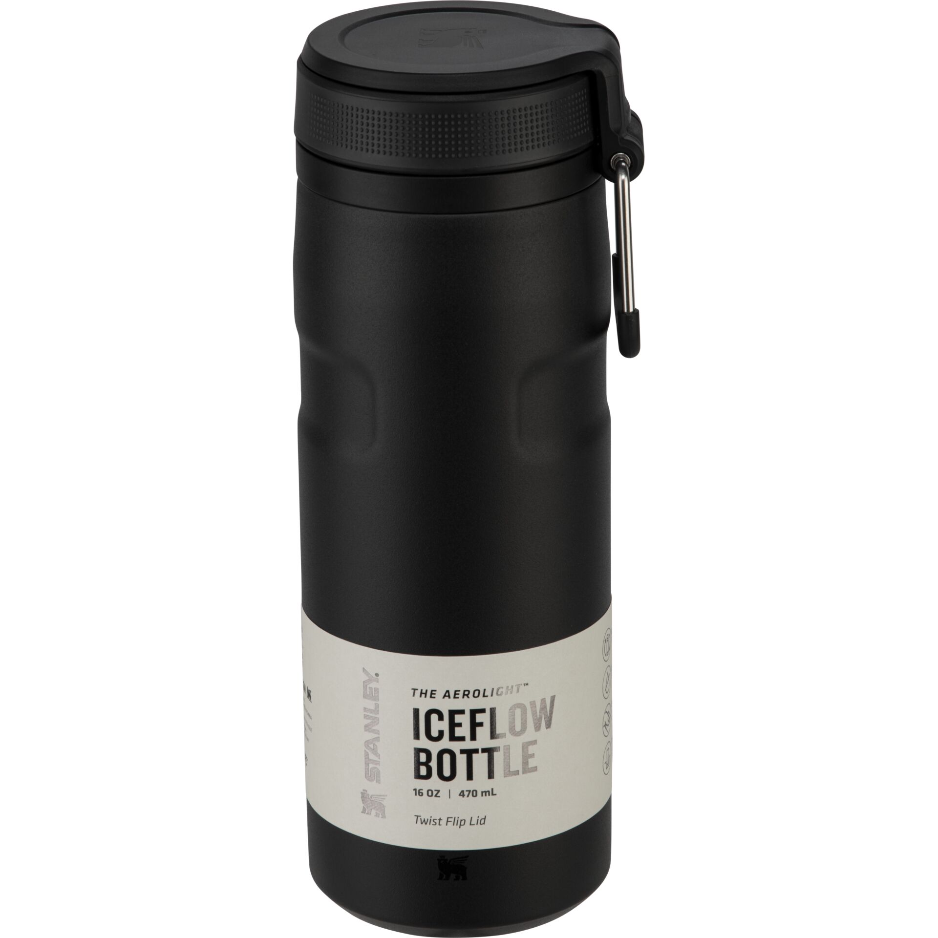 Thermos, Ice Flow Bottle, Reiseflasche, Edelstahl, Drehdeckel