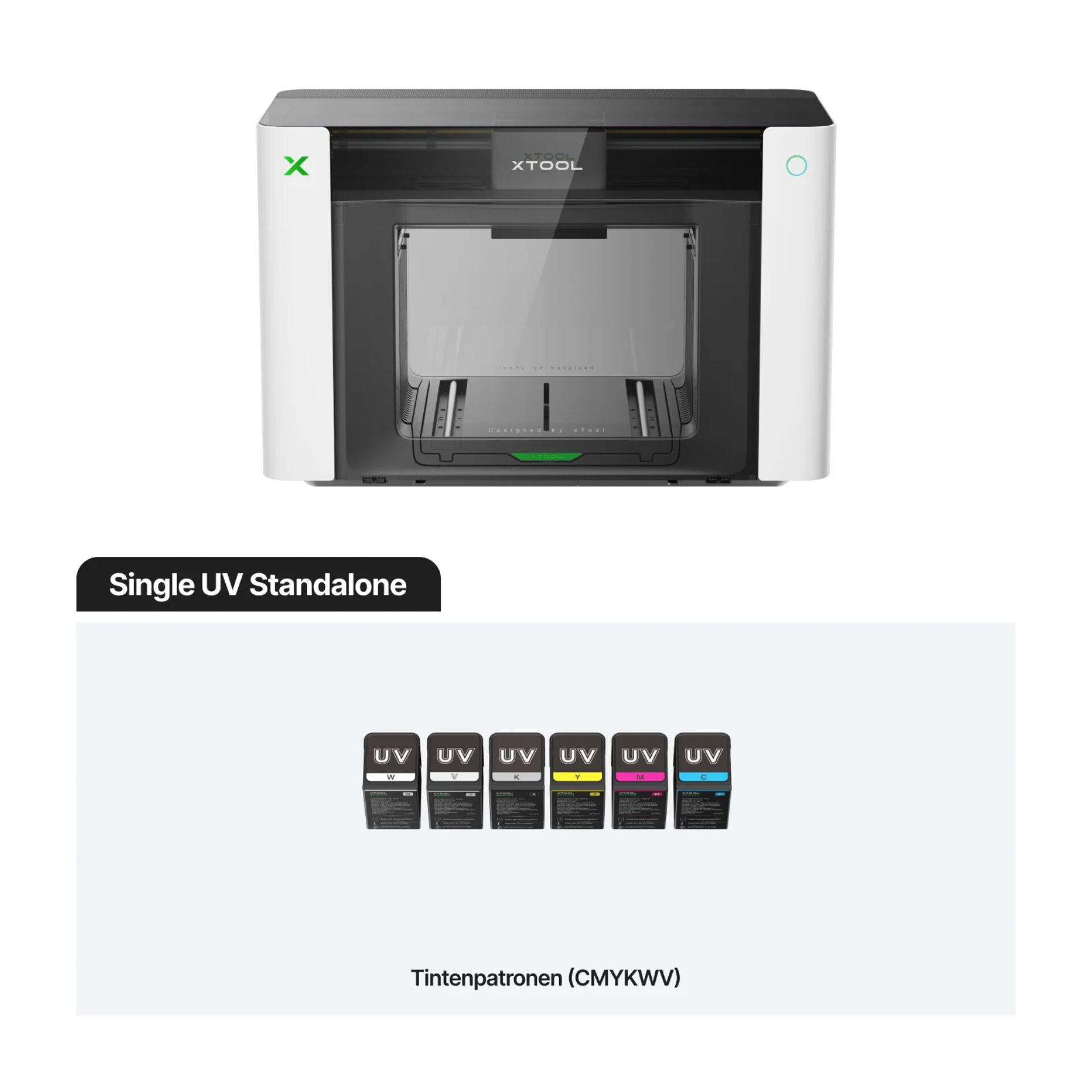 UV-Drucker, Tintenpatronen, CMYK, Standalone, Drucker