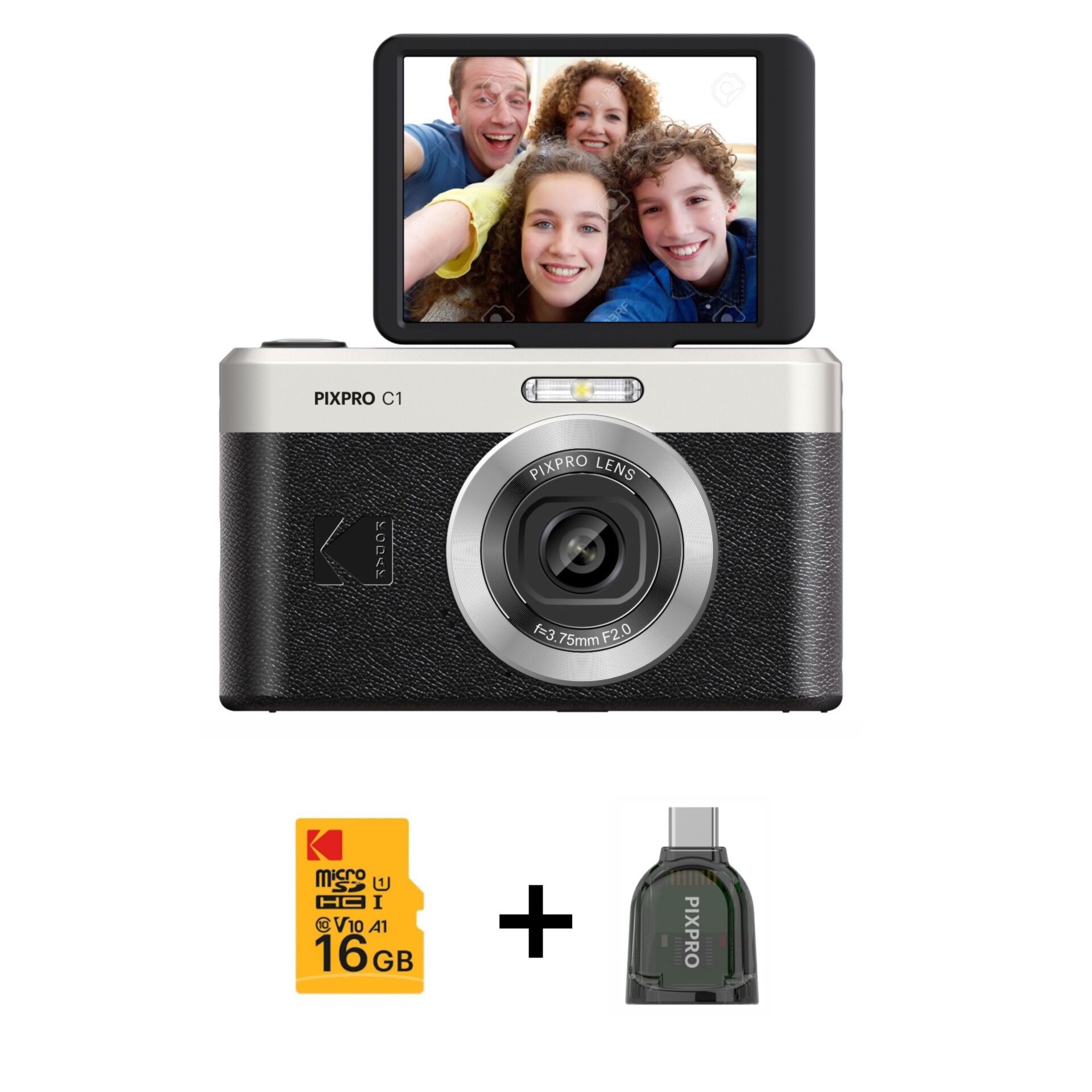 Kompaktkamera, 32GB Speicher, SD-Karte, 16GB Speicher, Standard USB-C?