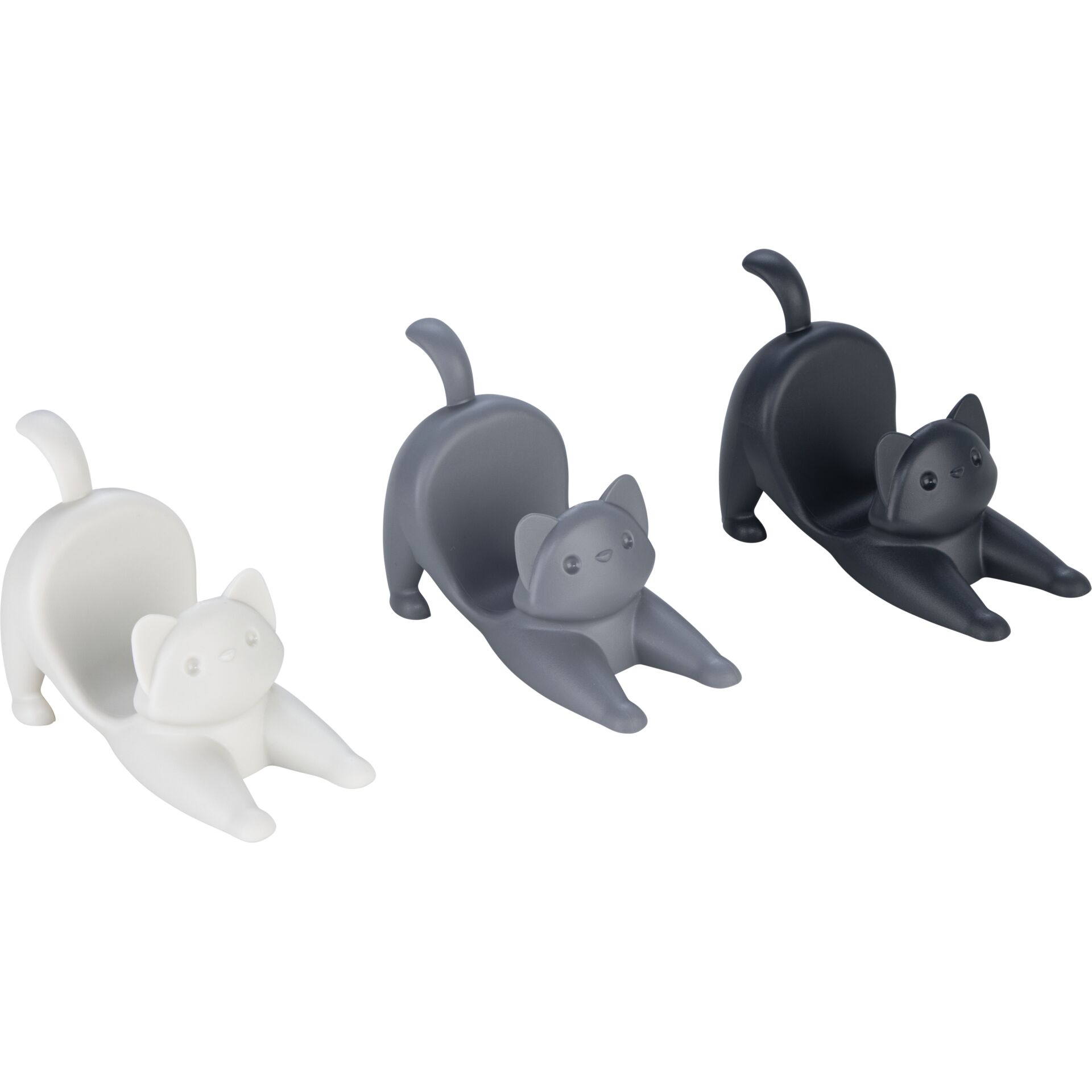 Katzenfigur, Wandhalter, Katzenfigur stretch, Tierfigur, Dekor