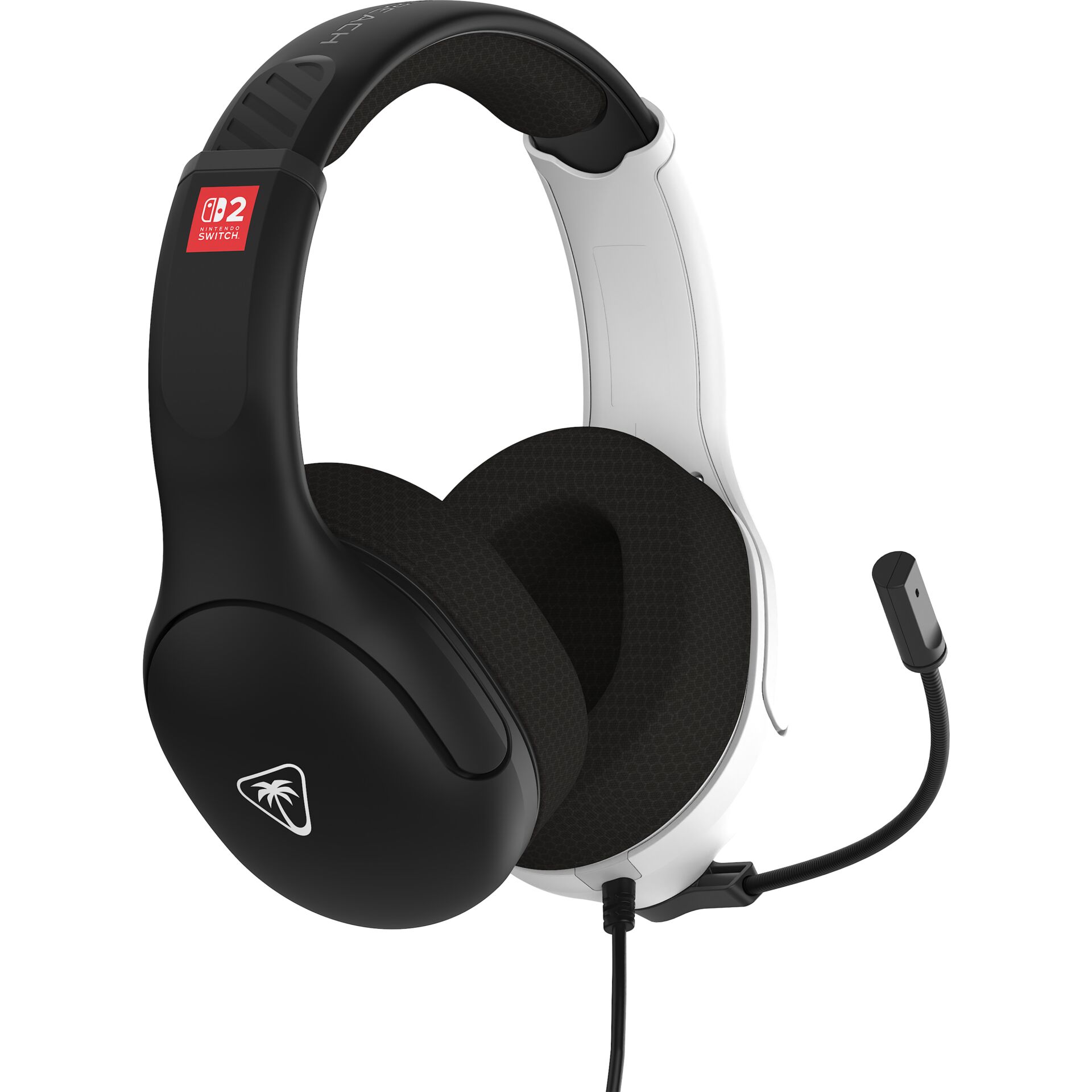 Kopfhörer, Headset, Over-Ear, Kabelgebunden, Schwarz/Weiß