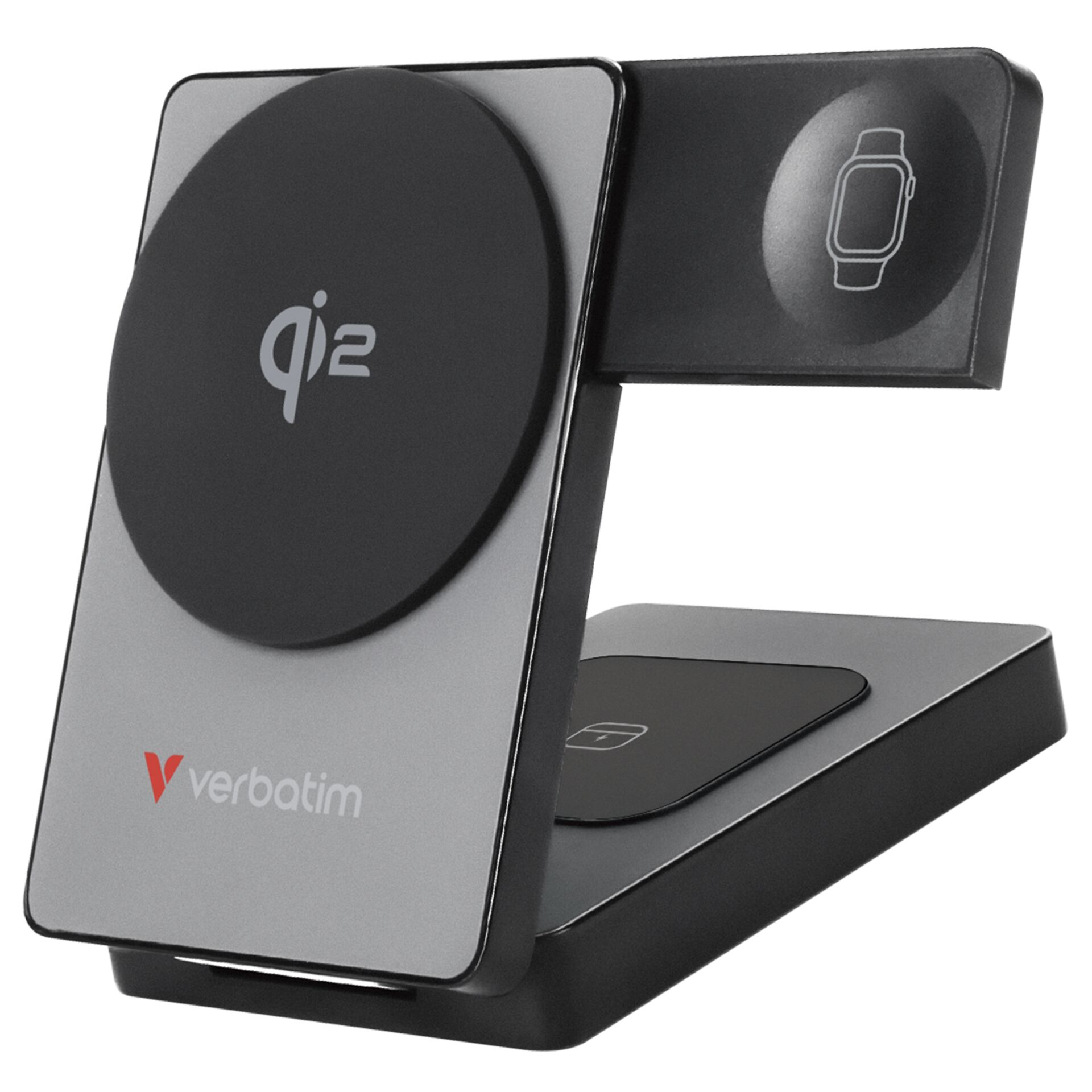 Qi2 Ladegerät, Drahtloses Laden, Telefonhalter, Magnetische Halterung, Verbatim Zubehör